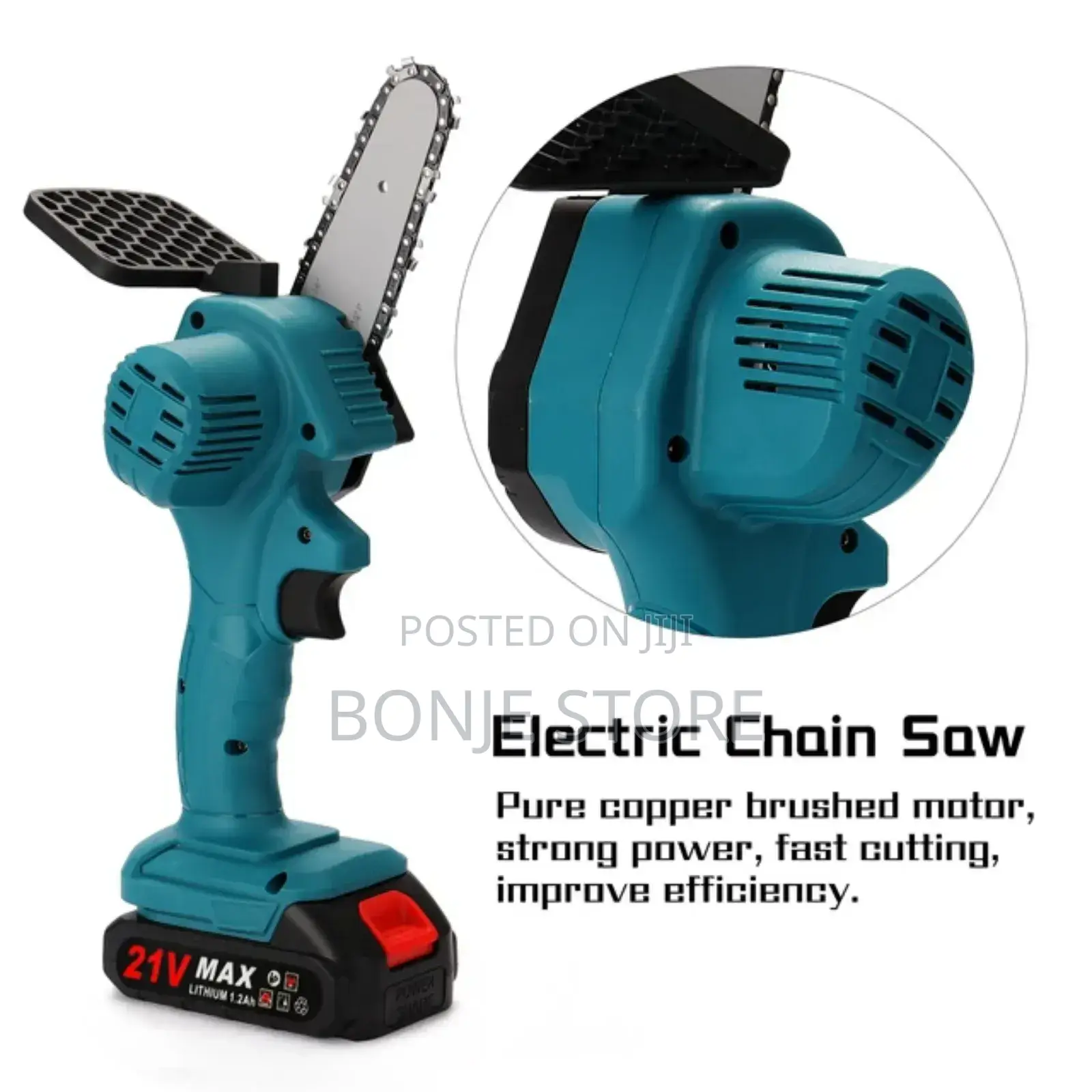 Rechargeable Chain Saw Cutting Machine - 2 Battery