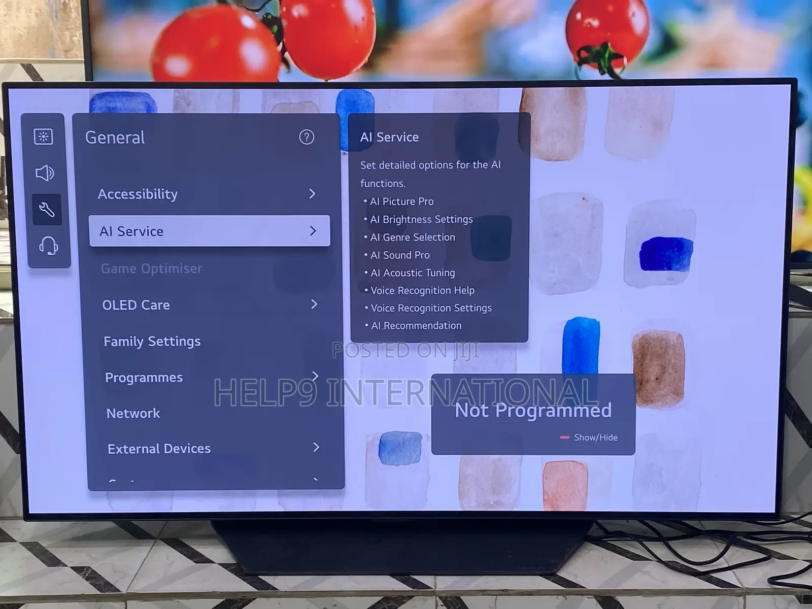 48”Lg Oled Ultra Slim Smart TV With Clear Voice Pro