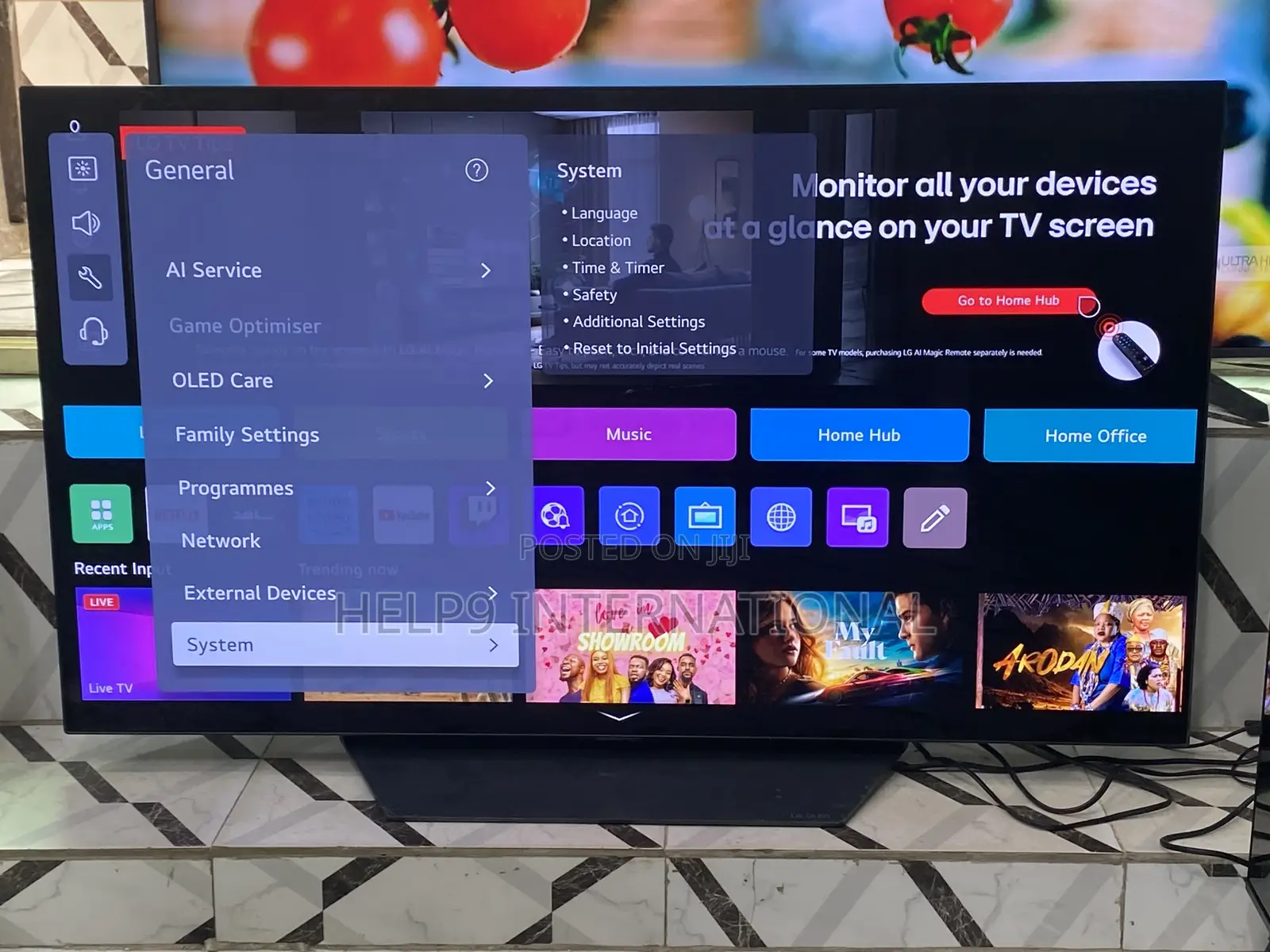48”Lg Oled Ultra Slim Smart TV With Clear Voice Pro