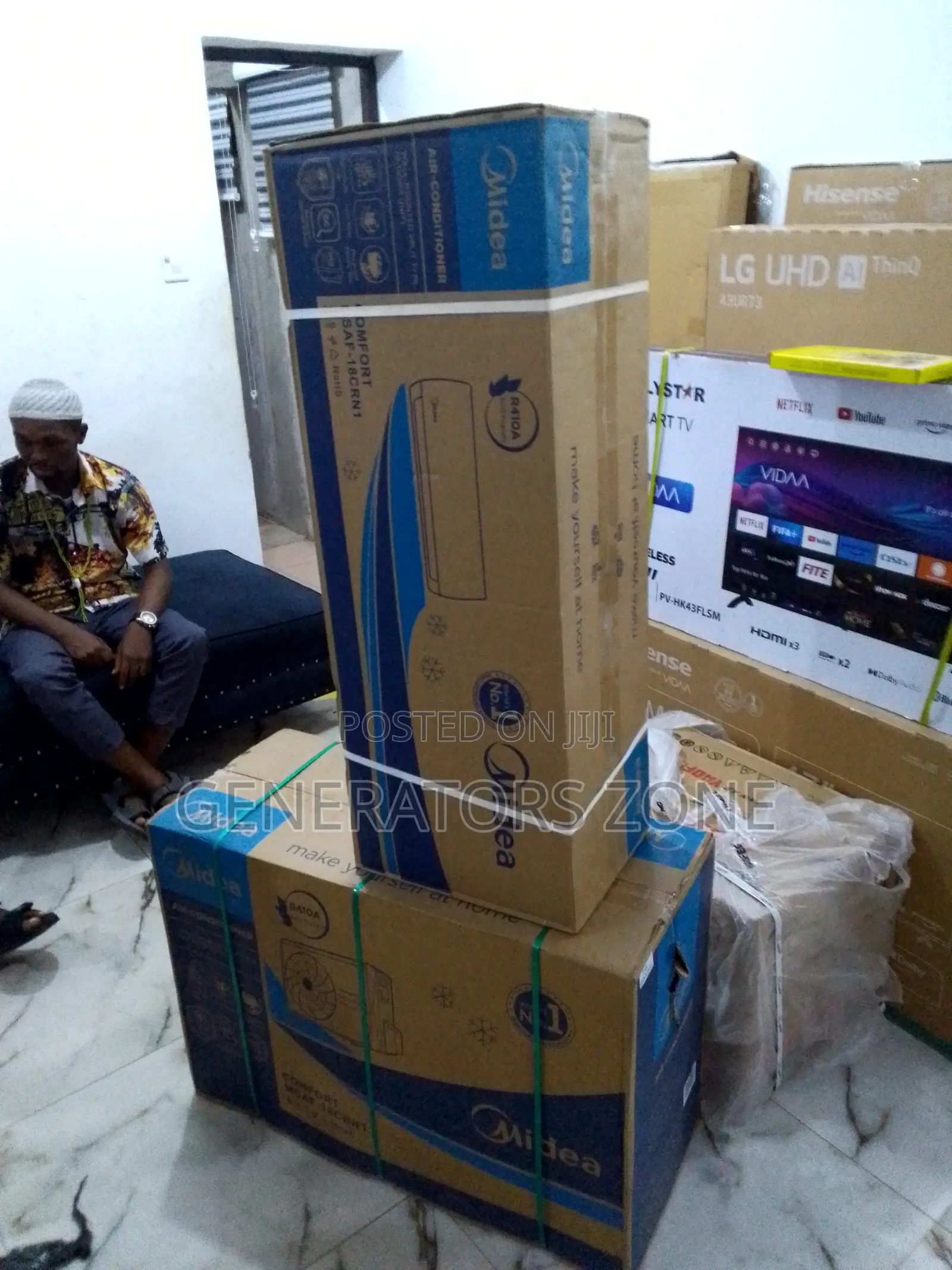 Non Inverter Tech 2hp Midea AC ''Msaf-18crni''