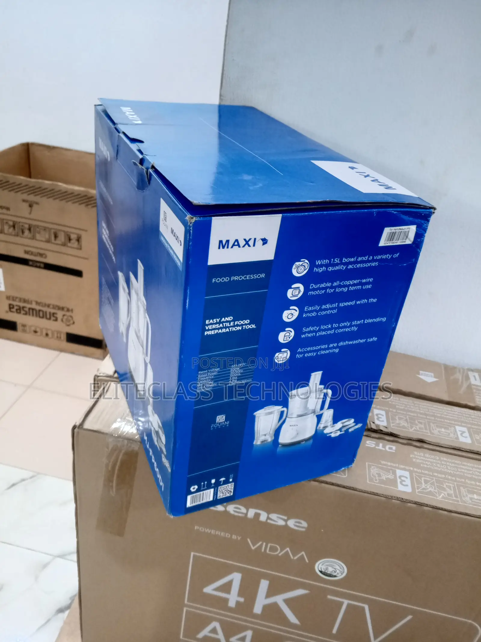 Meal Prep Machine Maxi Food Processor 1.5L