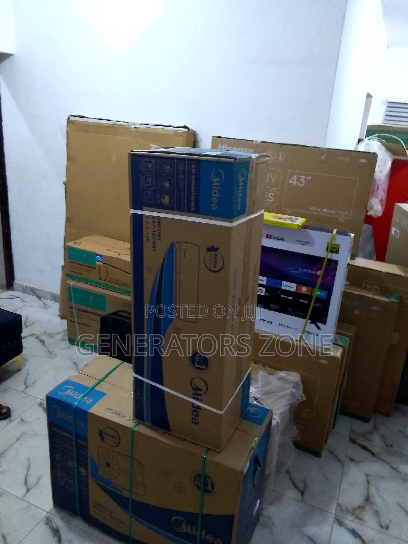 Low Noise Operation 2hp Midea AC "Msaf-18crni"