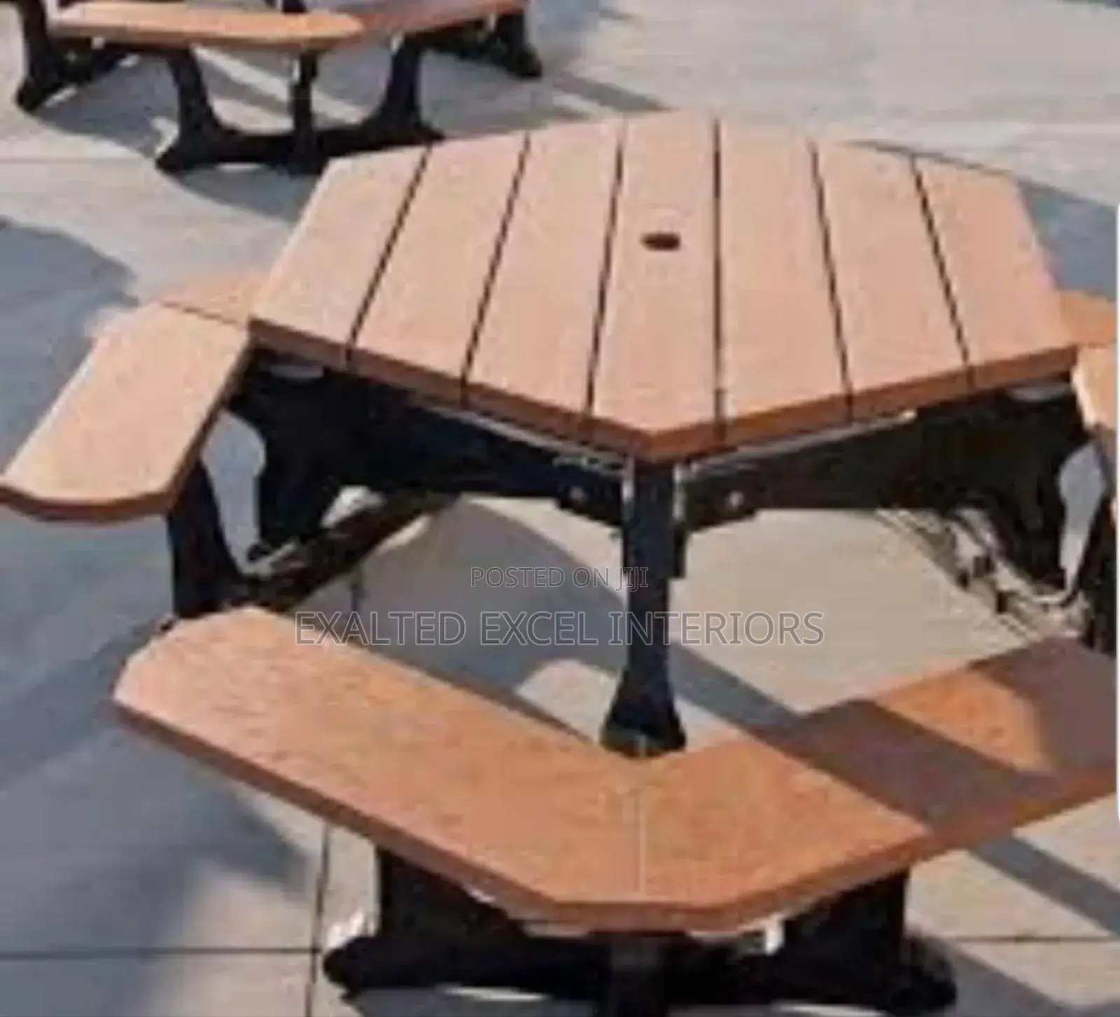 Wooden Restaurant Outdoor Set