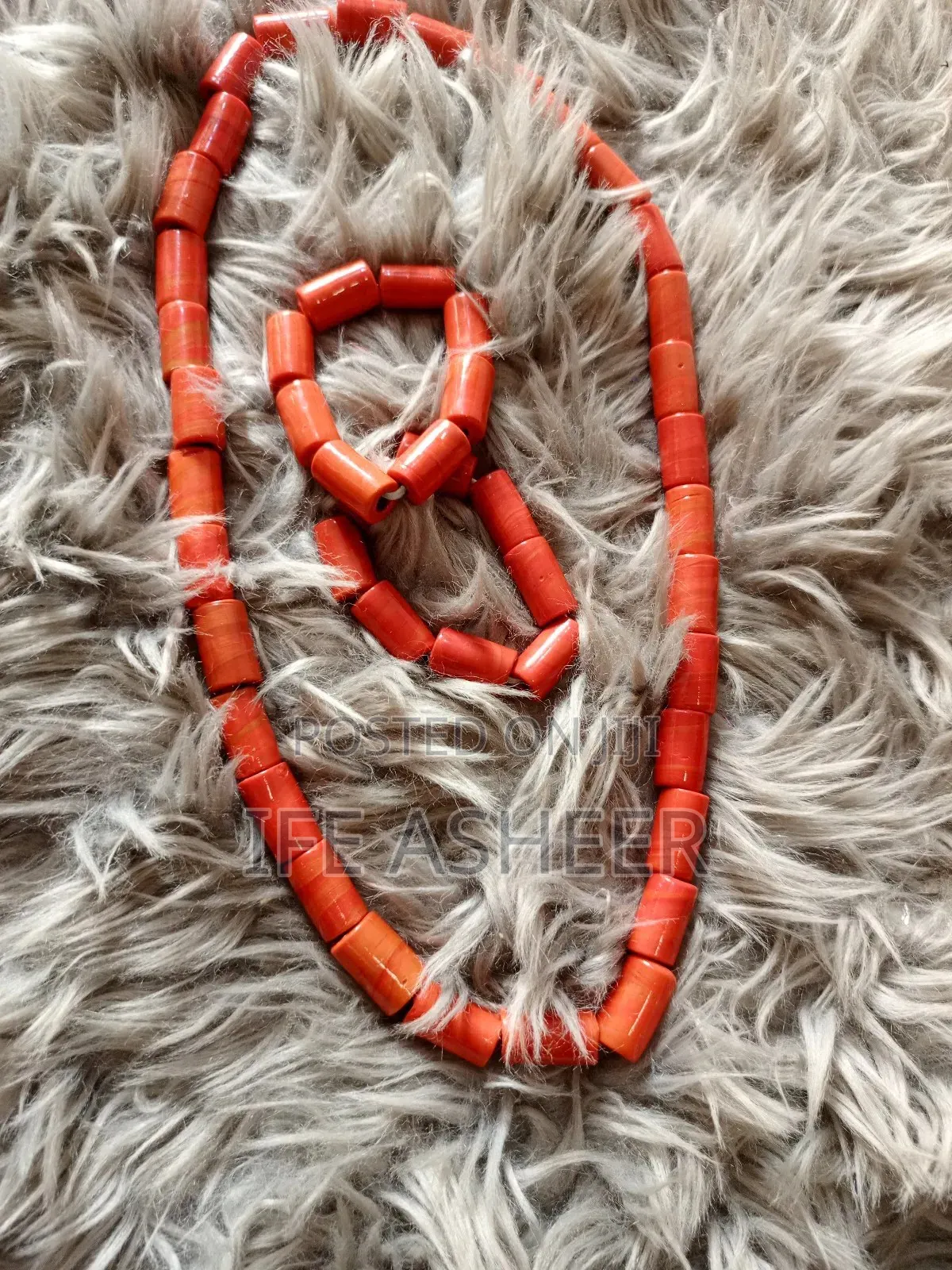 Men's Ceremonial Iyun Beads With Bracelets 0010