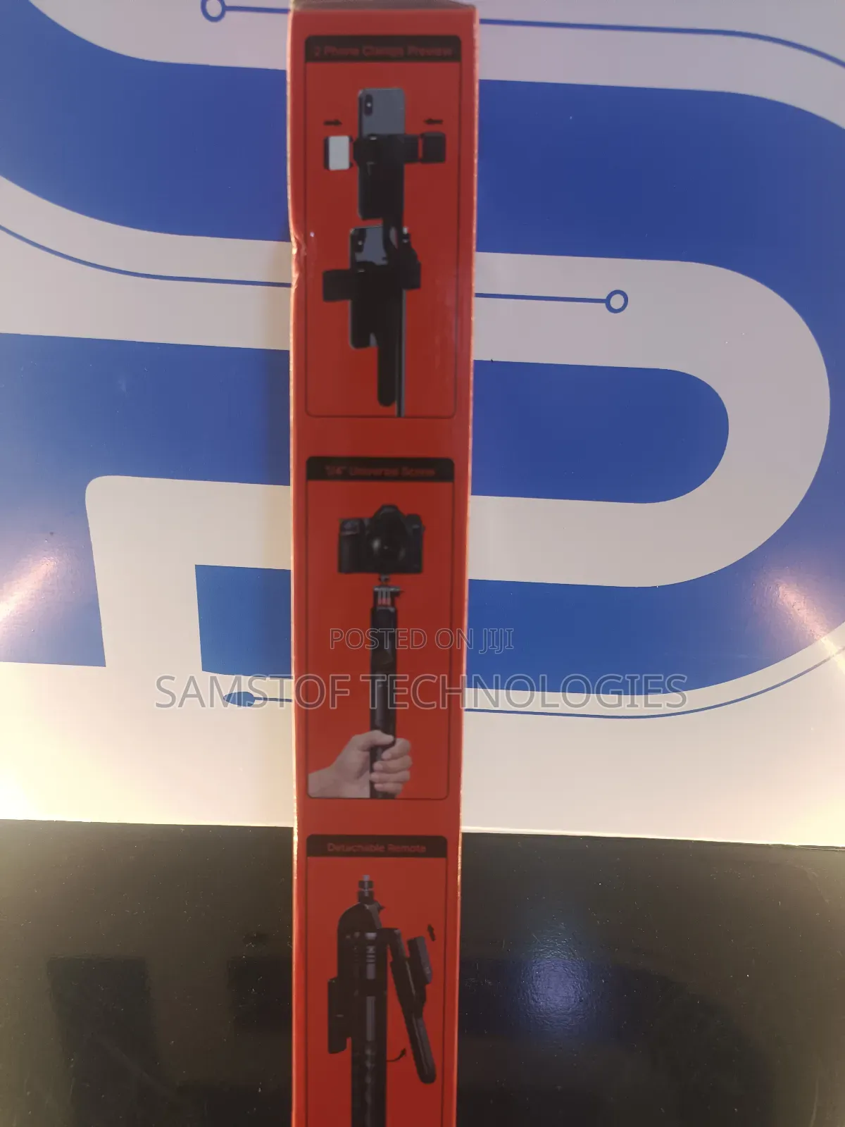 Long 360 Degree Rotation Selfie Stick Tripod