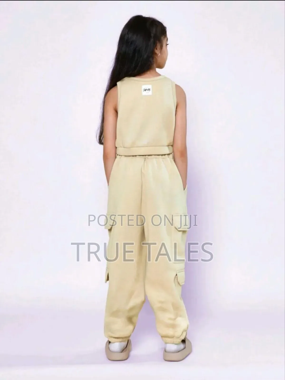 Unisex Top Cargo 6 Pockets Baggy Trousers Age 7to10 Years
