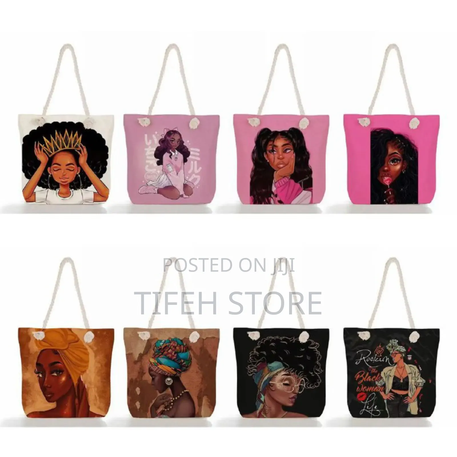 Facial Tote Bag