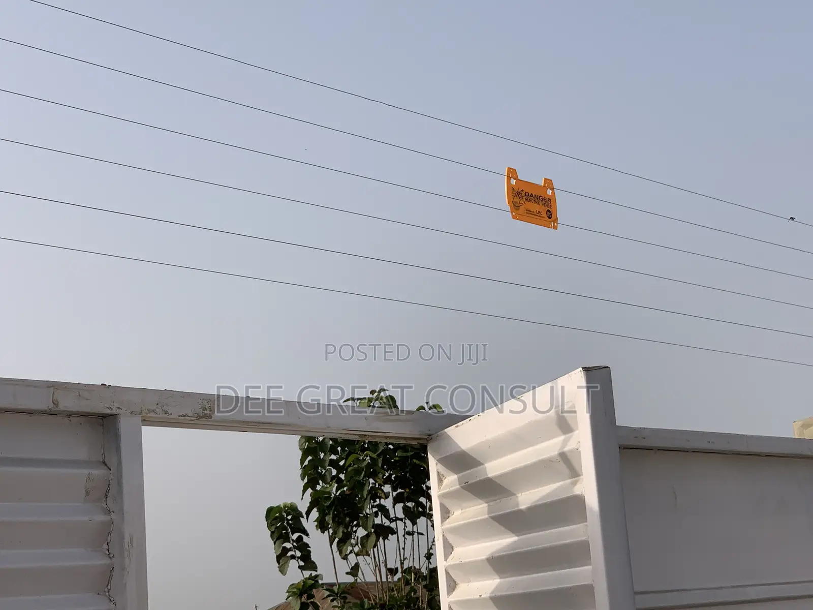 Electric Wire Fence Installation Powered With Solar