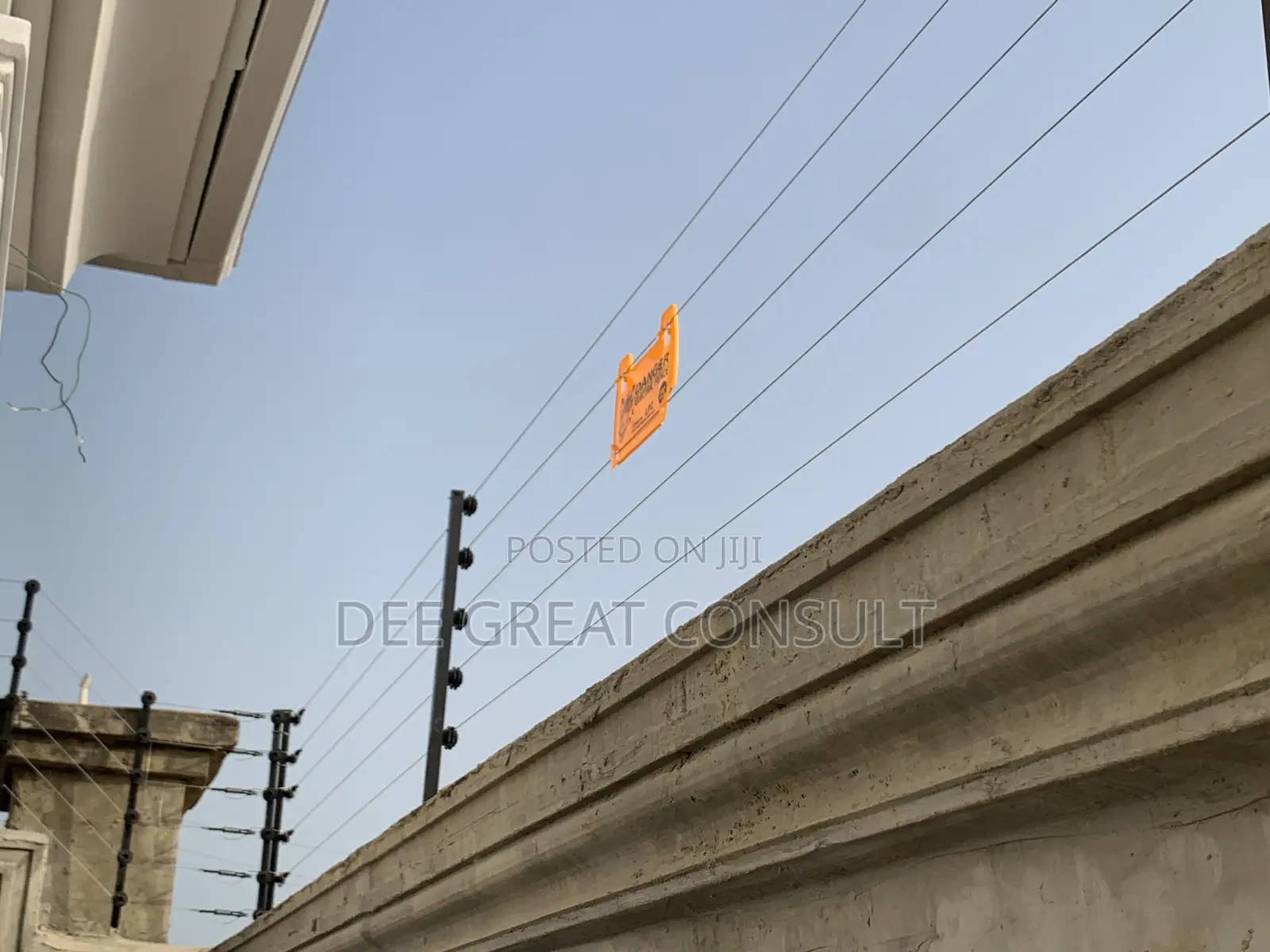 Electric Wire Fence Installation Powered With Solar