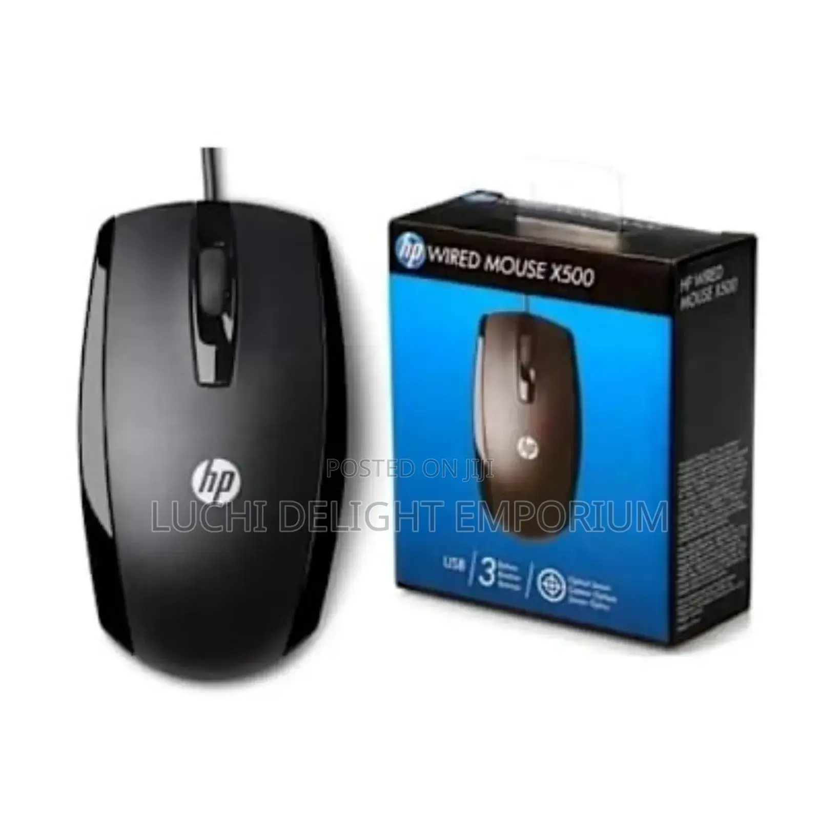 Hp X500 Optical Wired Usb Mouse