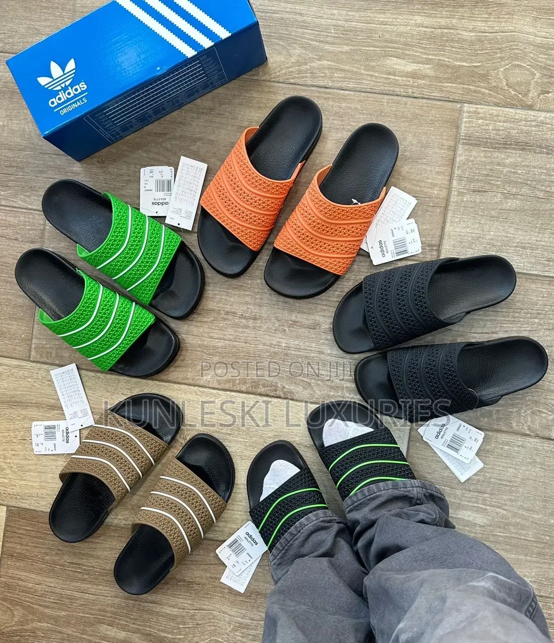 Original Adidas Adilette Sport Slides Collections