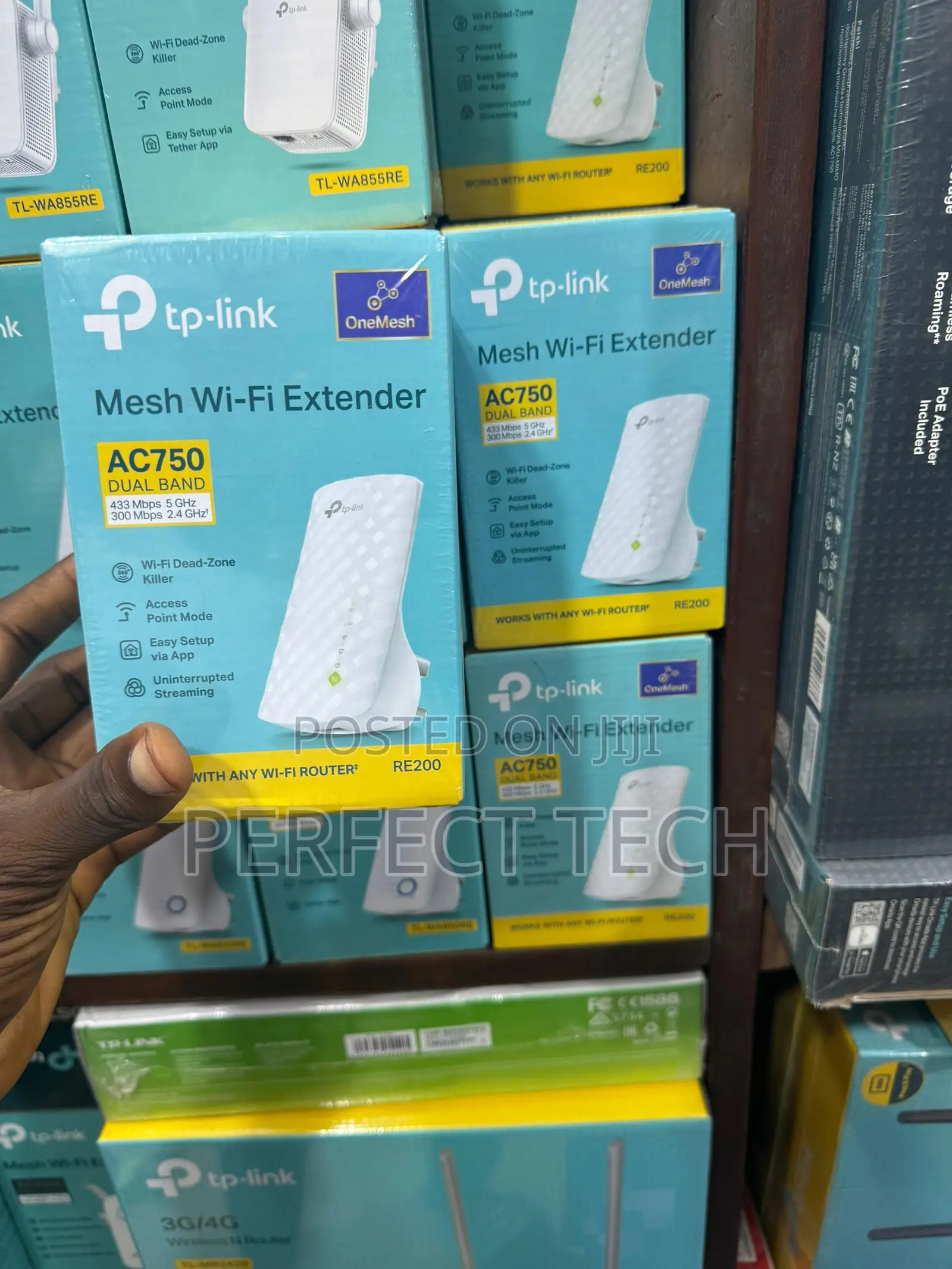TP-LINK AC750 Mesh Wi-Fi Range Extender