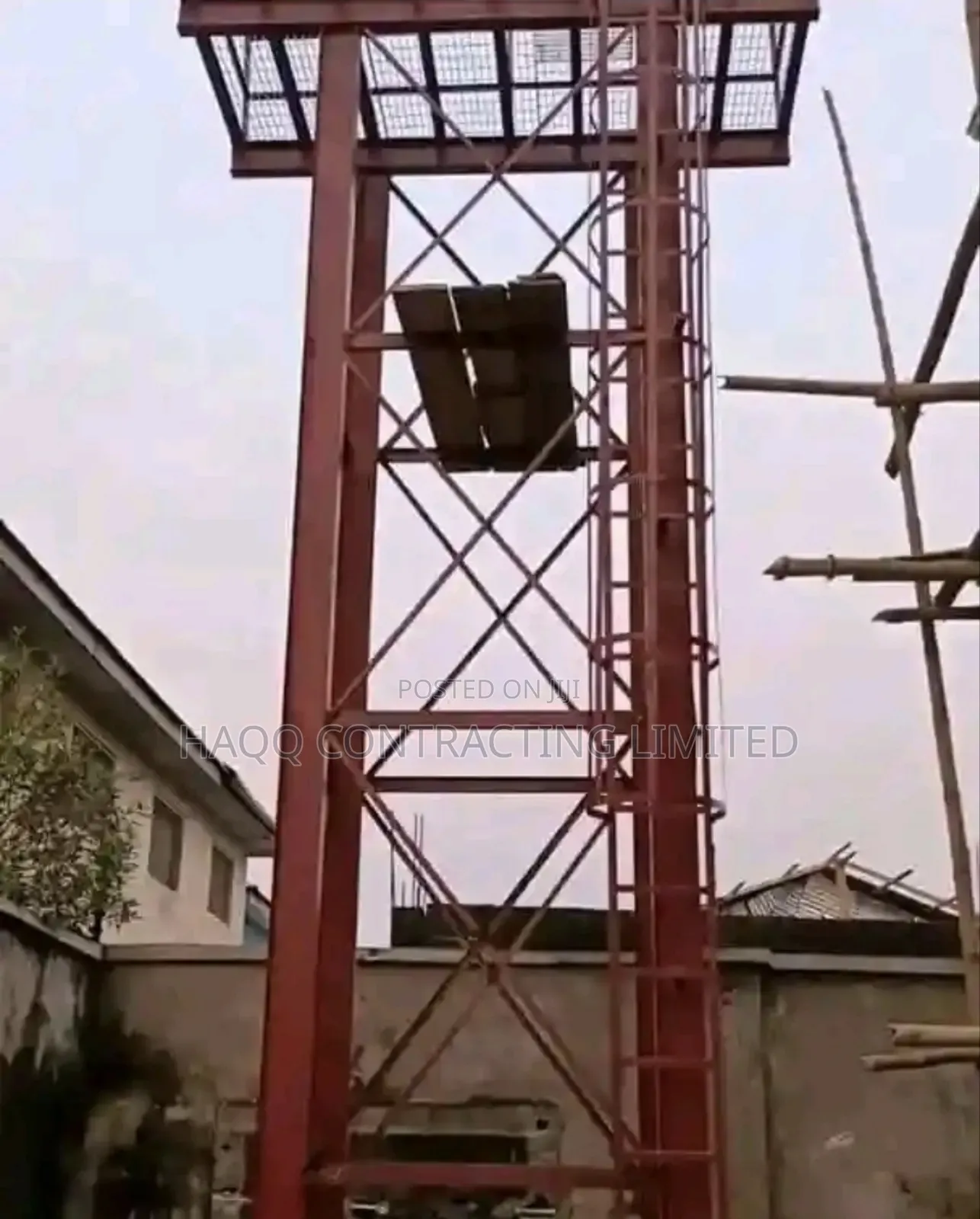Water Tank Stand Fabrication and Welding