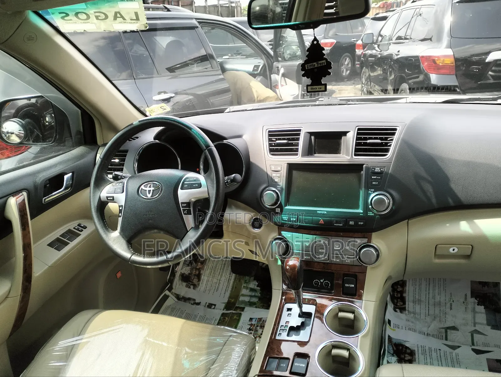 Toyota Highlander 3.5L 4WD 2013 Burgundy