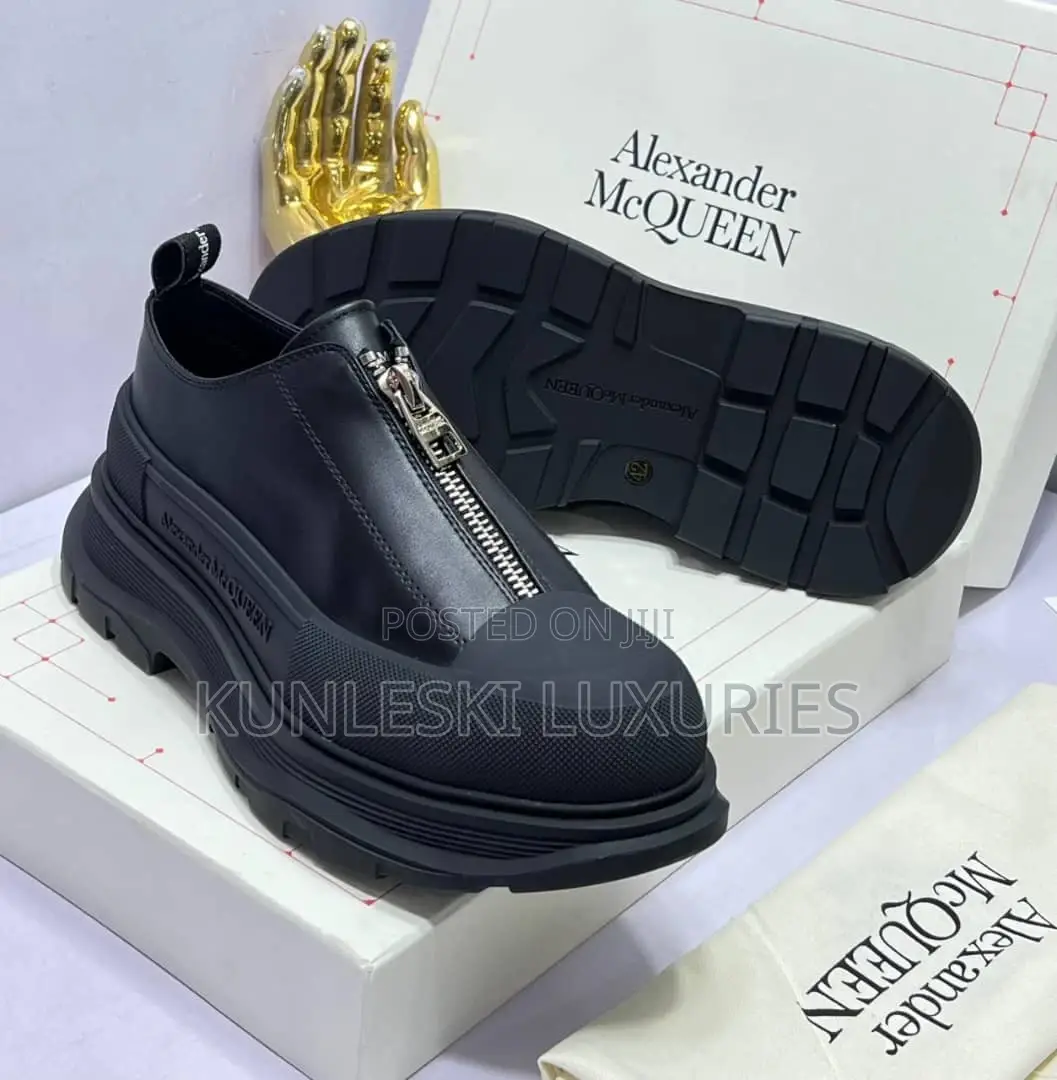 Original Alexander McQueen Luxury High Sole Sneakers