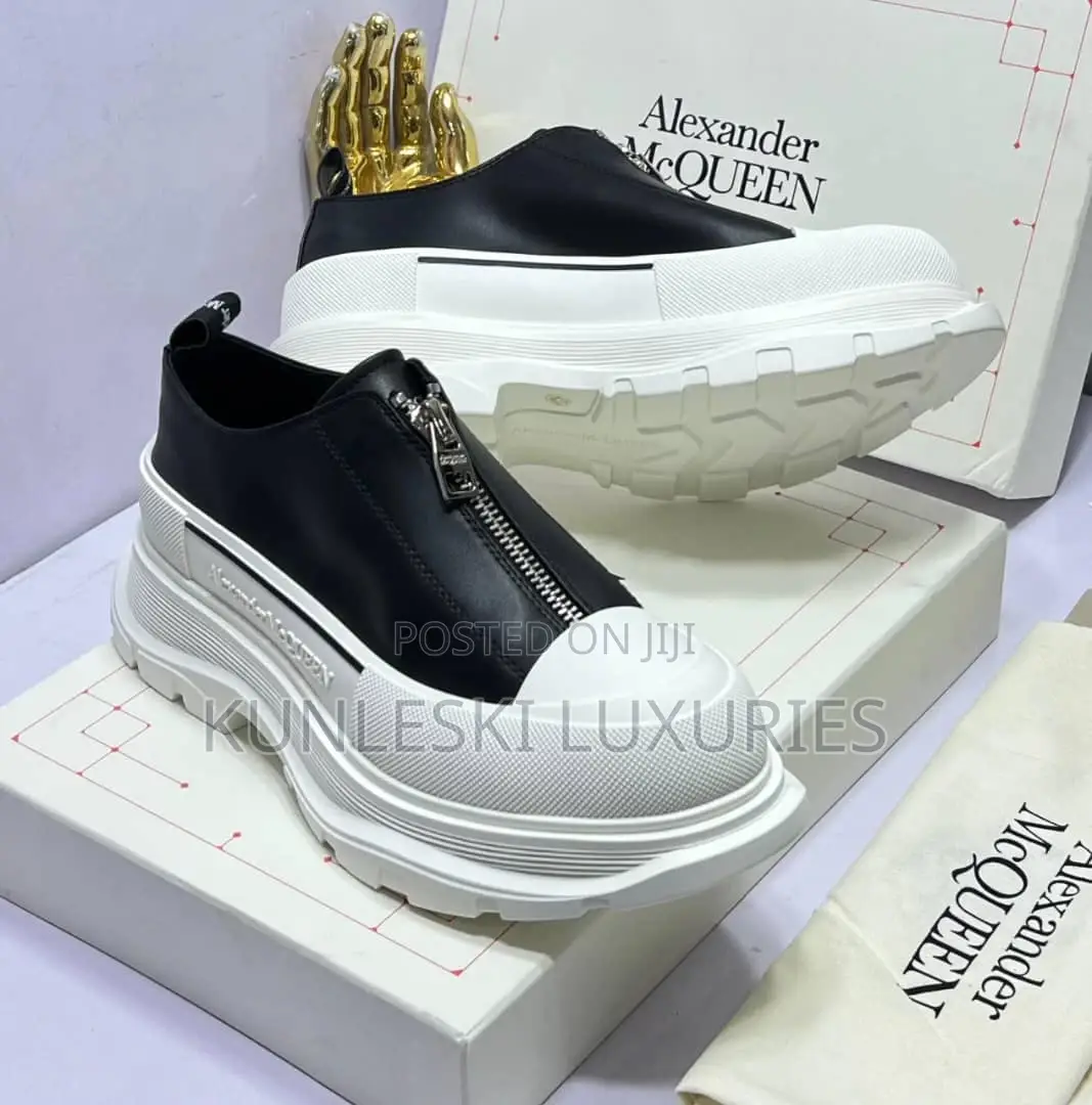 Original Alexander McQueen Luxury High Sole Sneakers