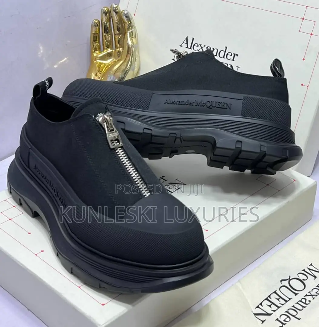 Original Alexander McQueen Luxury High Sole Sneakers