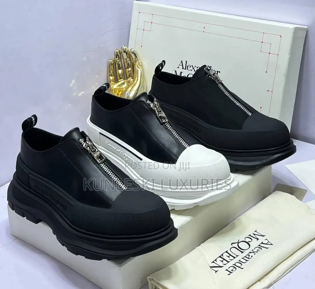 Original Alexander McQueen Luxury High Sole Sneakers