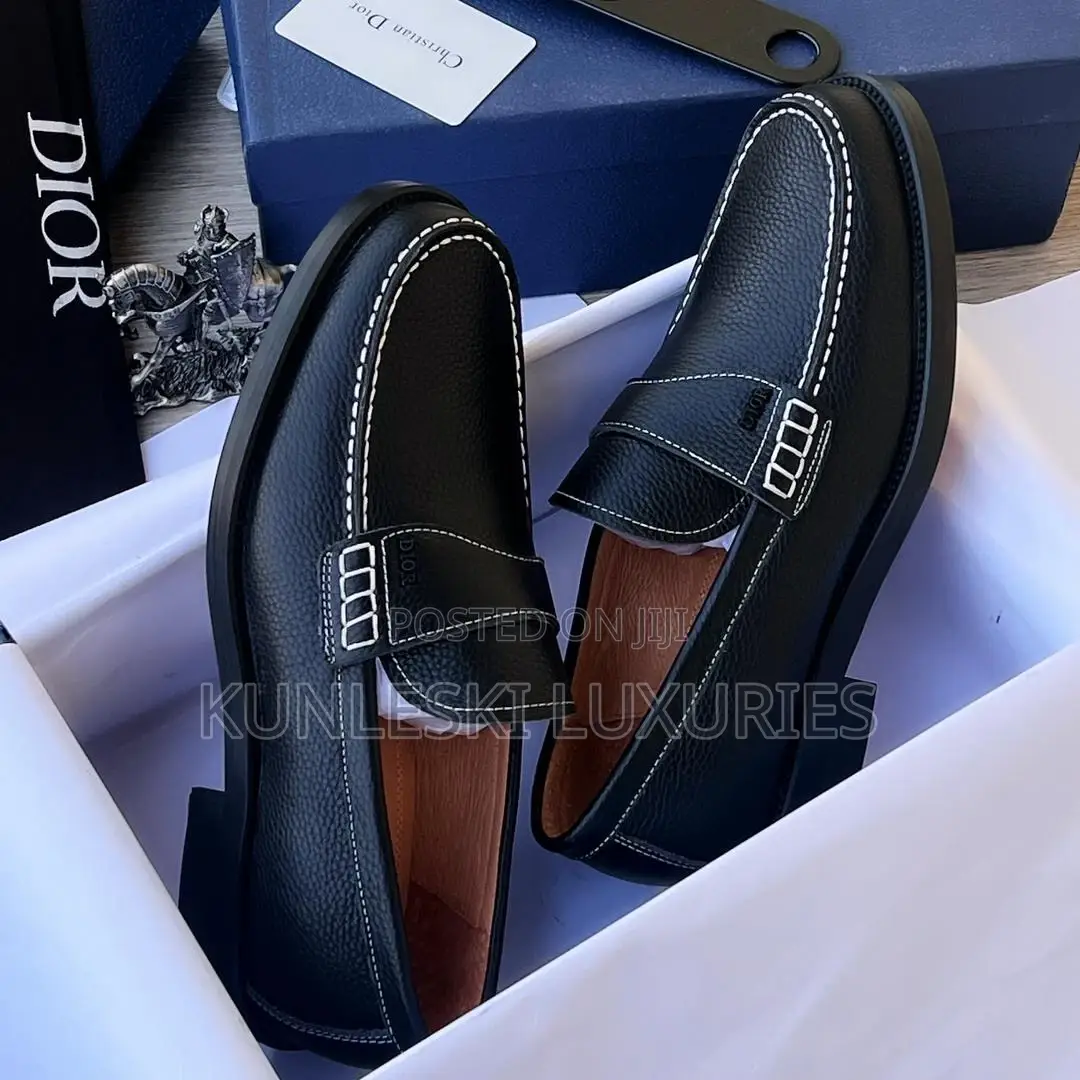 Original Dior Leather Casual Shoe Collections for Men
