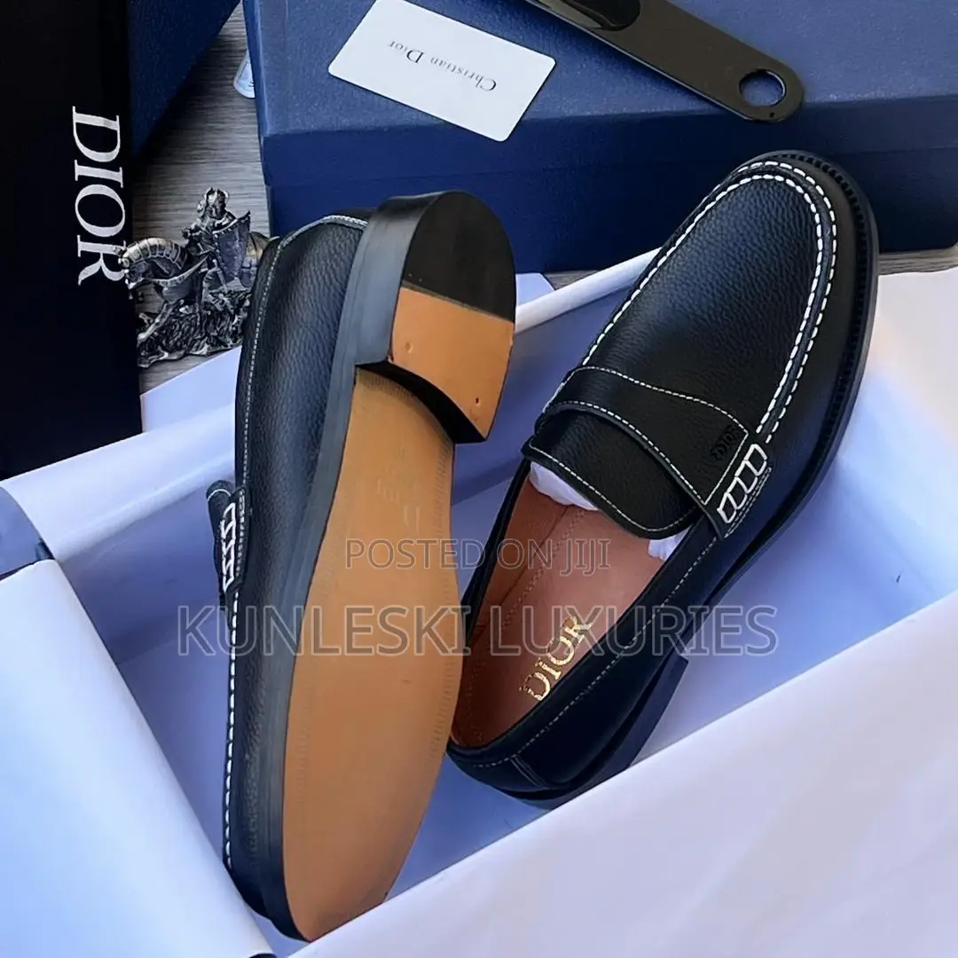Original Dior Leather Casual Shoe Collections for Men