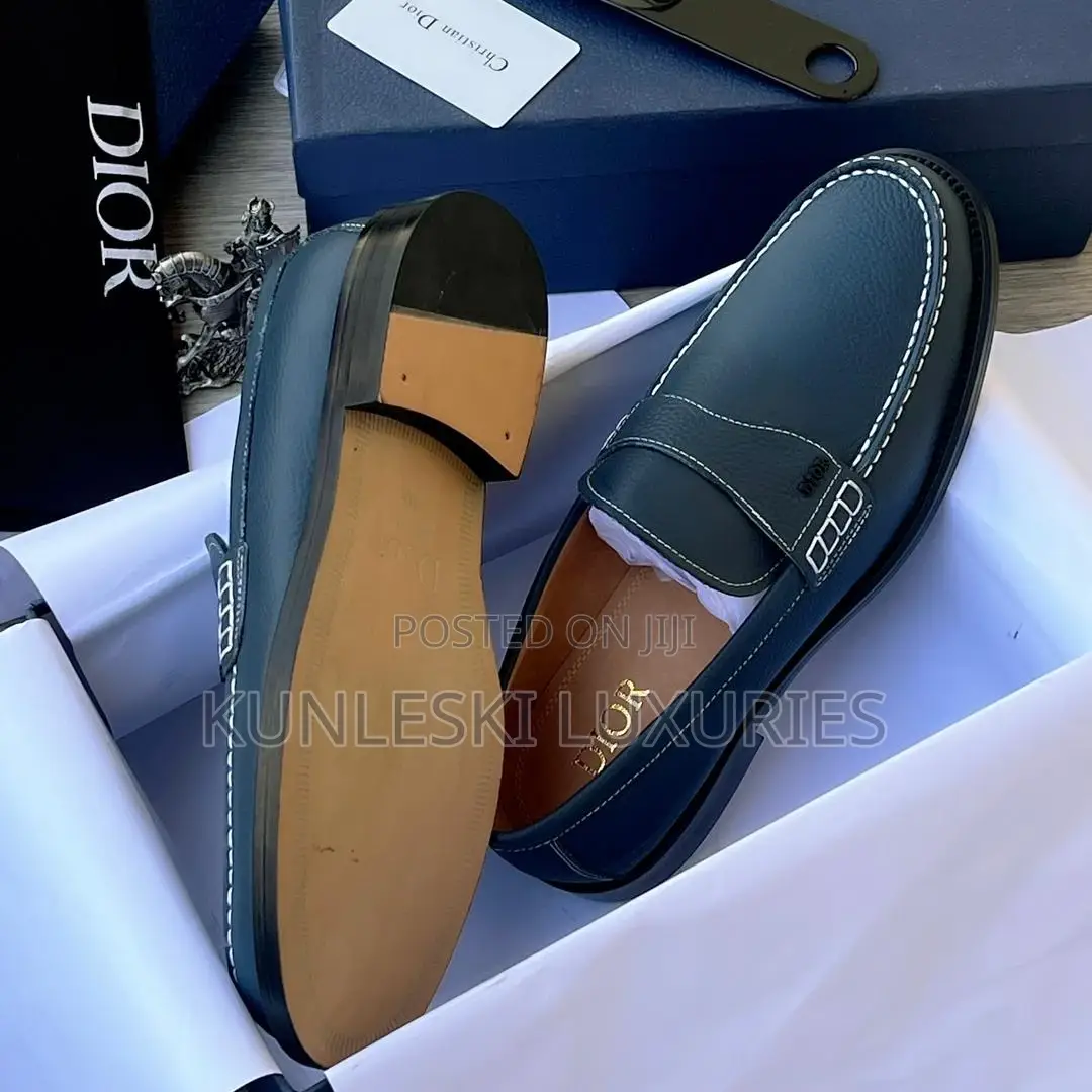 Original Dior Leather Casual Shoe Collections for Men