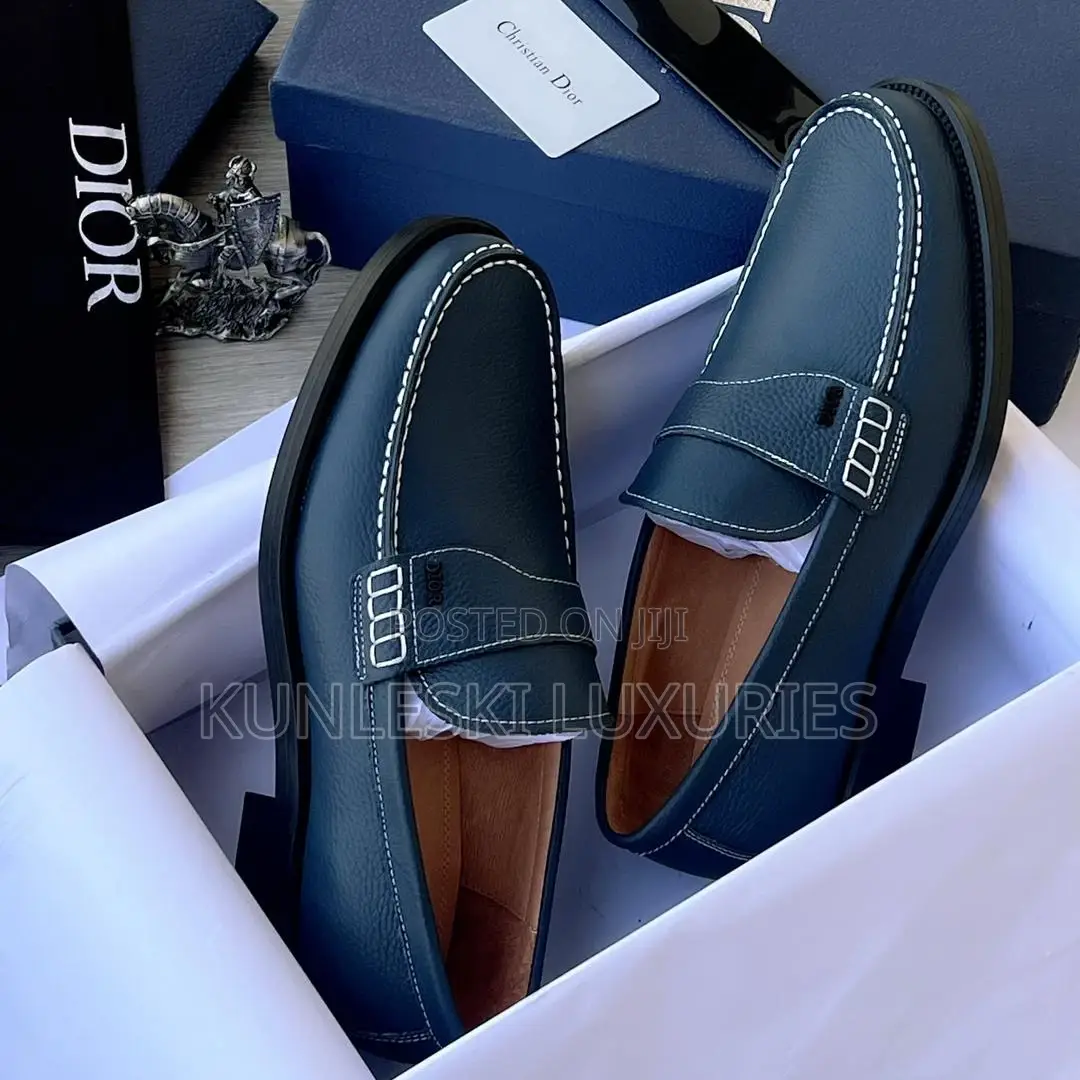 Original Dior Leather Casual Shoe Collections for Men