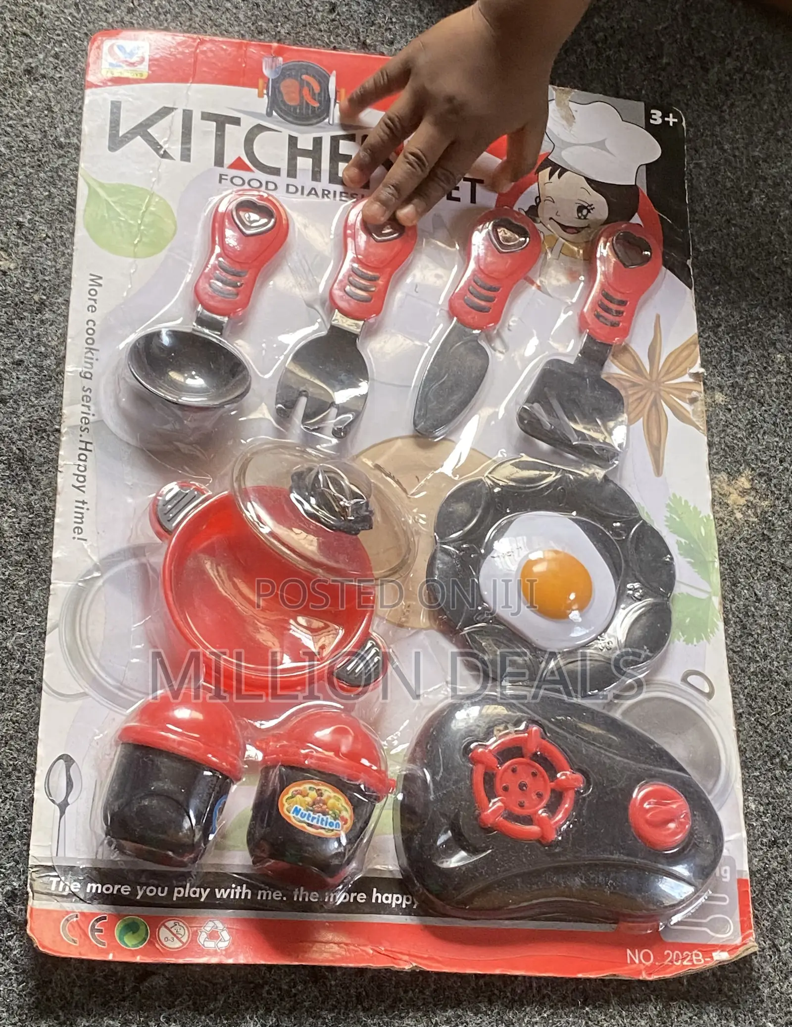 Unique Kitchen Set Food Diaries Kids Toy