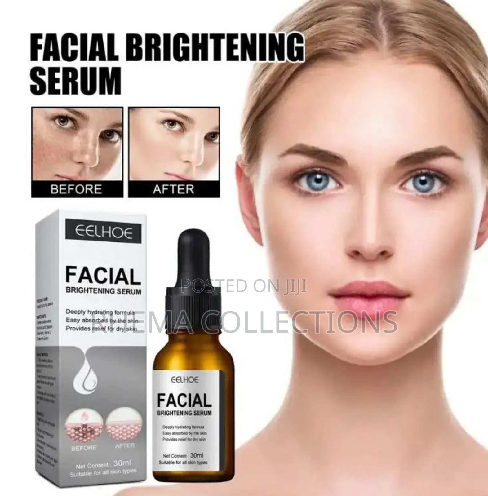 Eelhoe Facial Brightening Serum (Deeply Hydrating Formula)