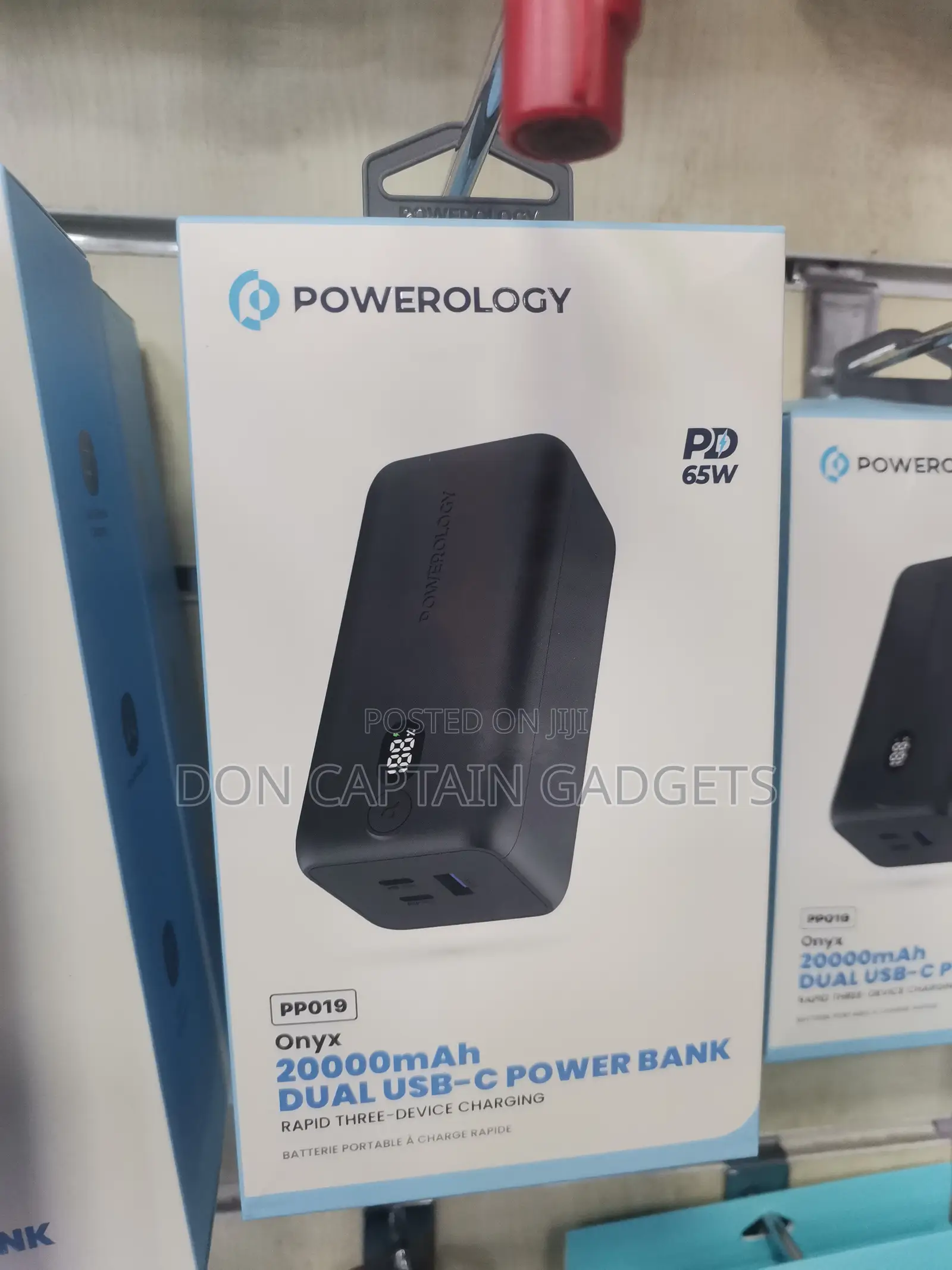Powerology Onyx 20000mah 65w Power Bank Pp019