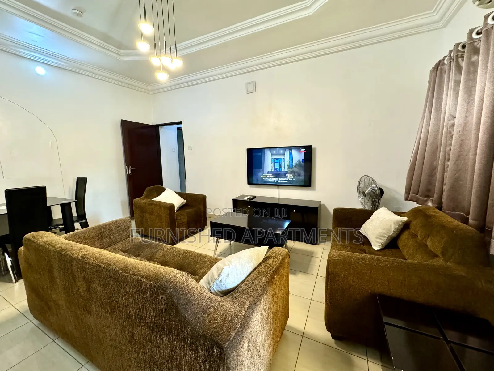 Furnished 3bedroom Flat 6guests Max Wifi N 24hrs Lit