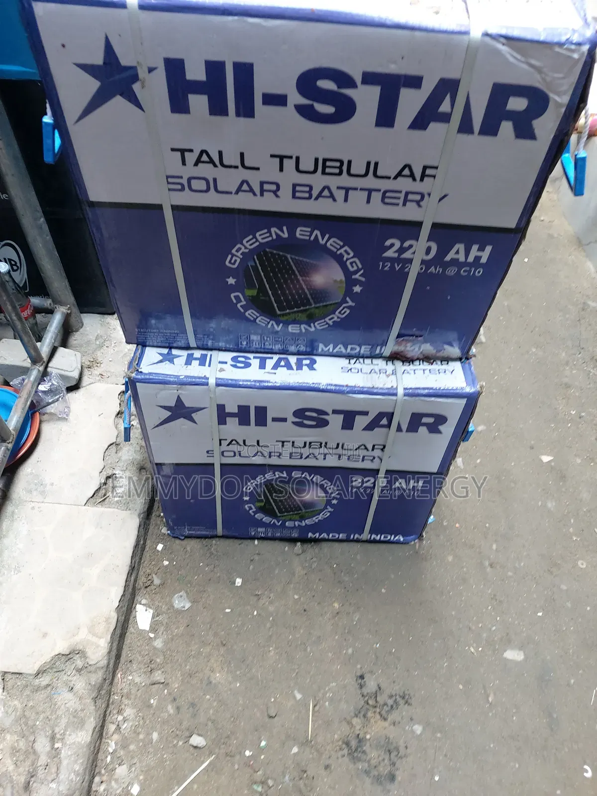 Original Hi Satr Tubular Battery 220ah 12V