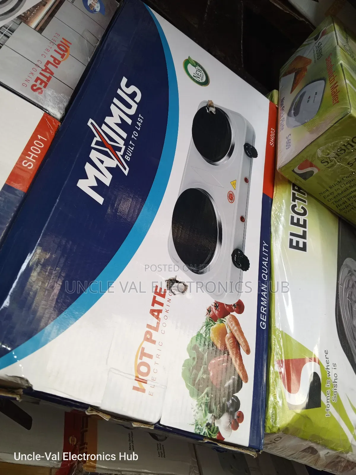 Maximus Electric Double Hot Plate/Cooker