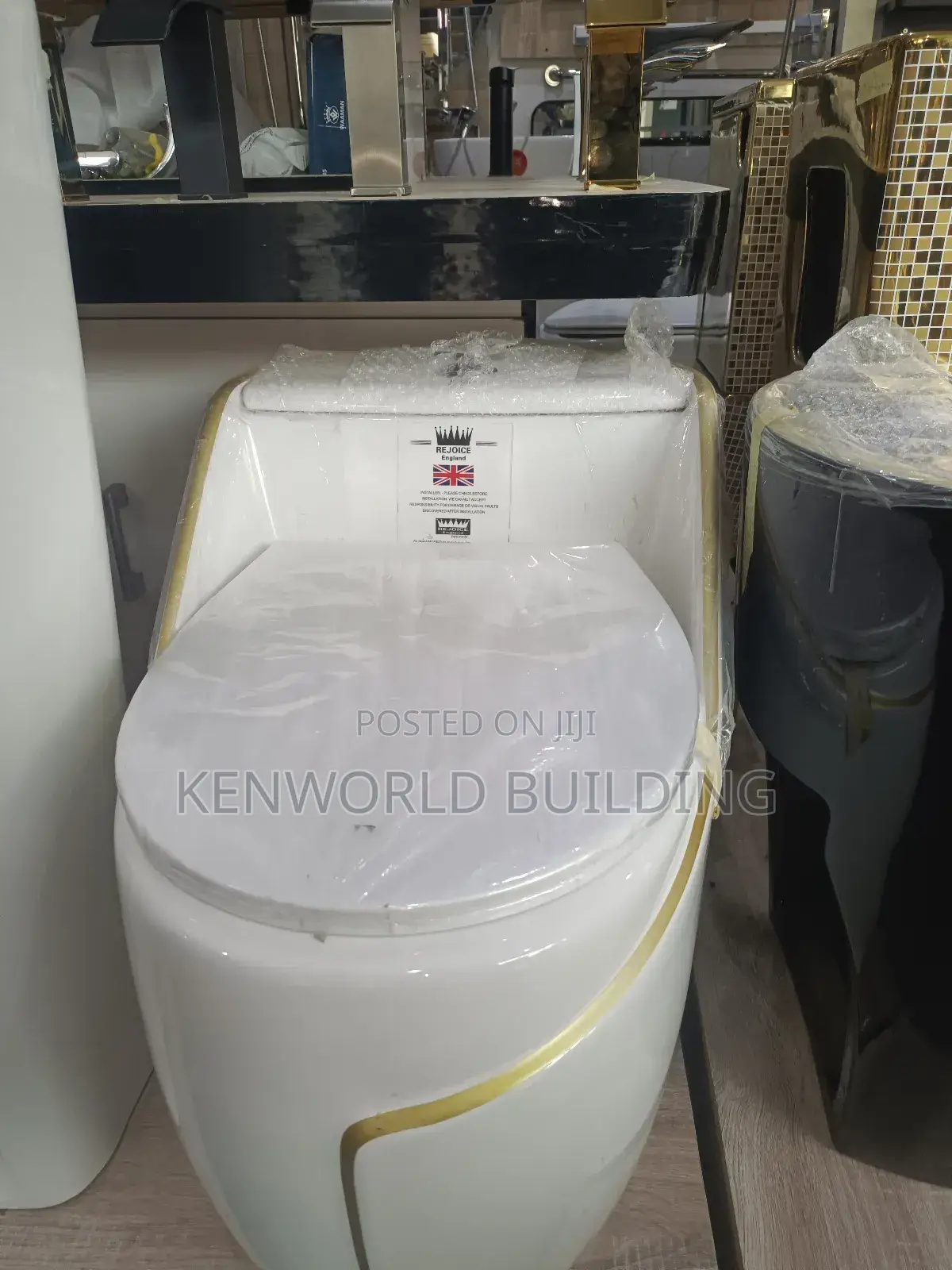 White Marry Together Luxurious Water Closet