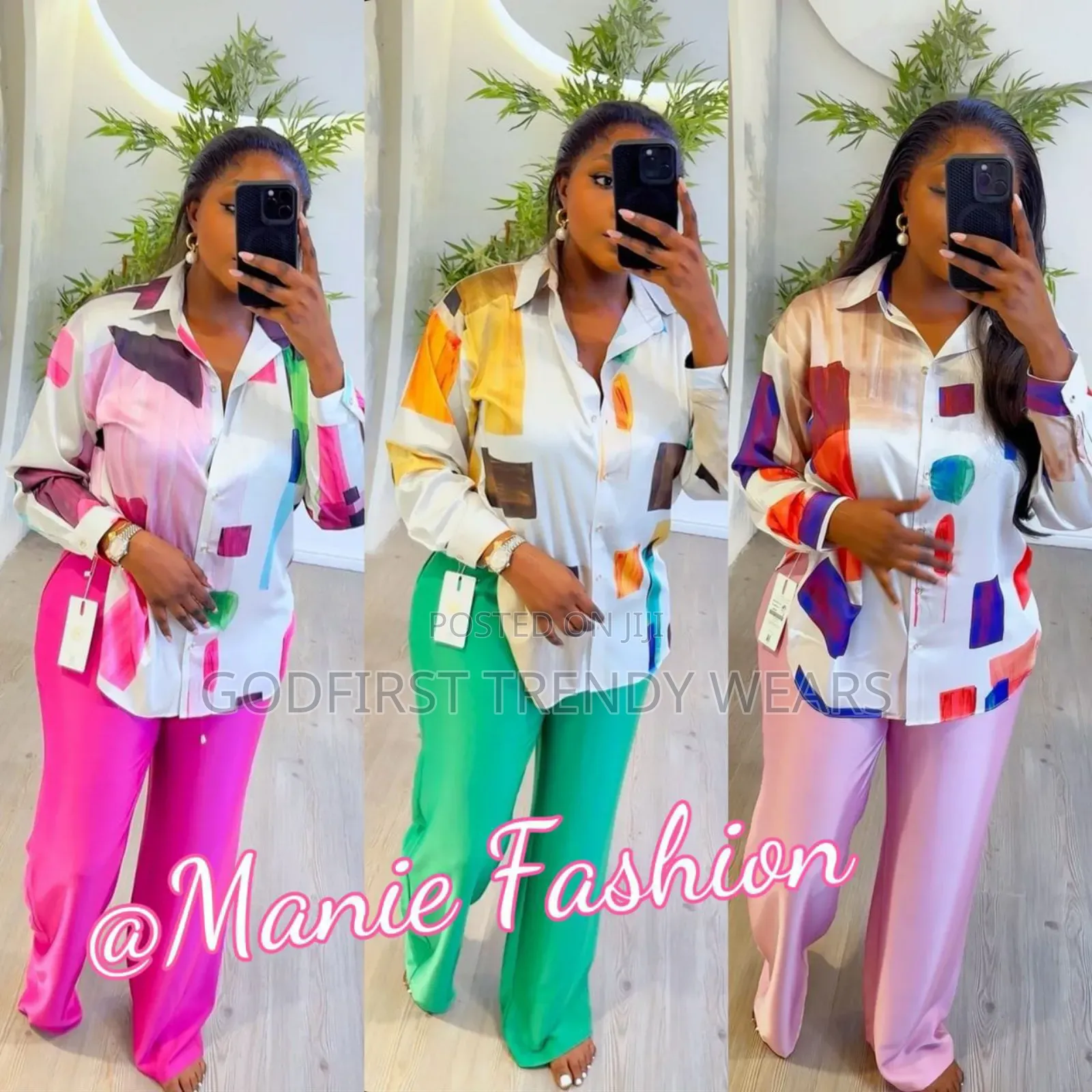 New in Unique Classic Pant Set