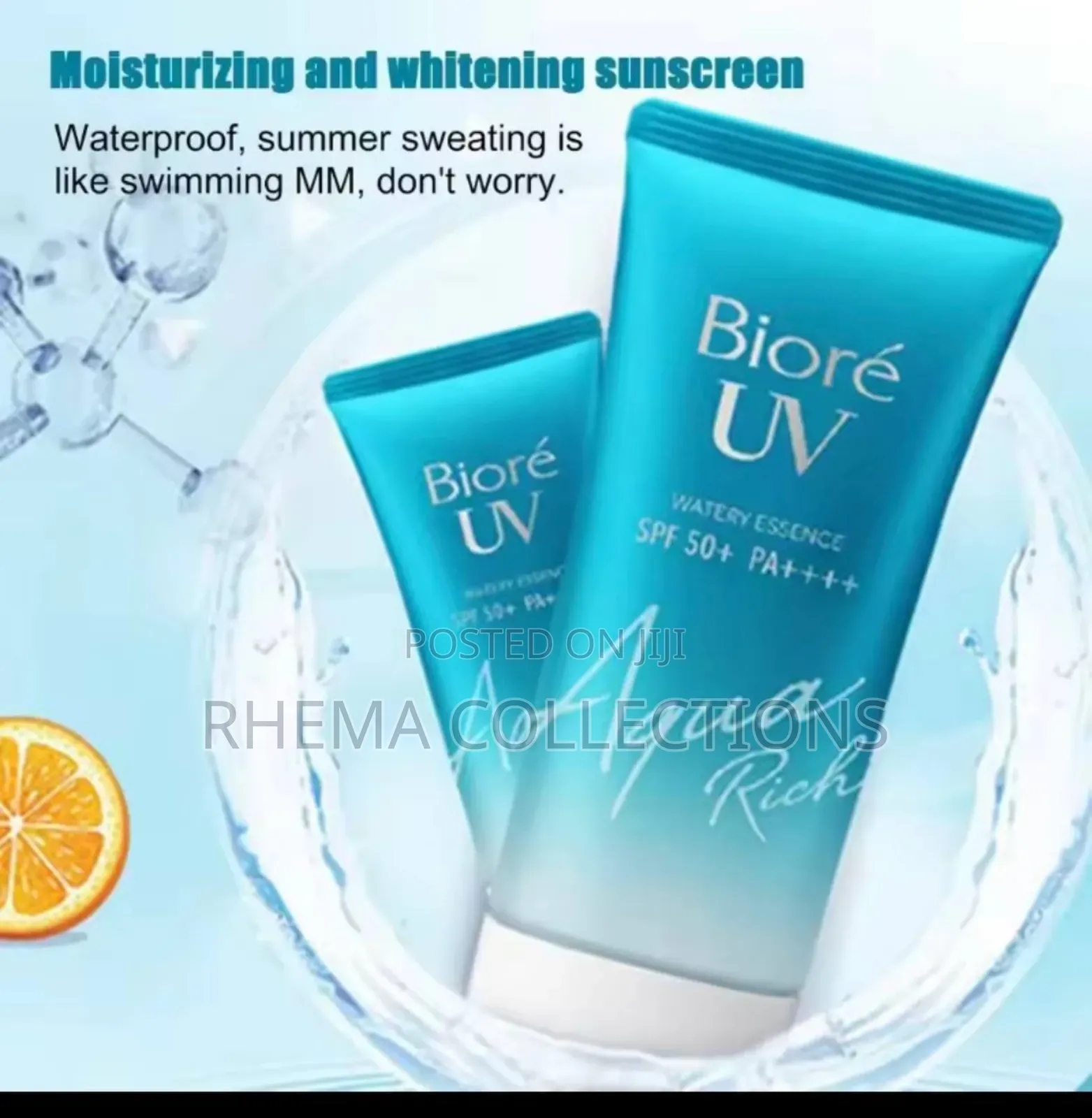 70ml Spf50 Bioreactor UV Aqua Sunscreen and Moisturizer