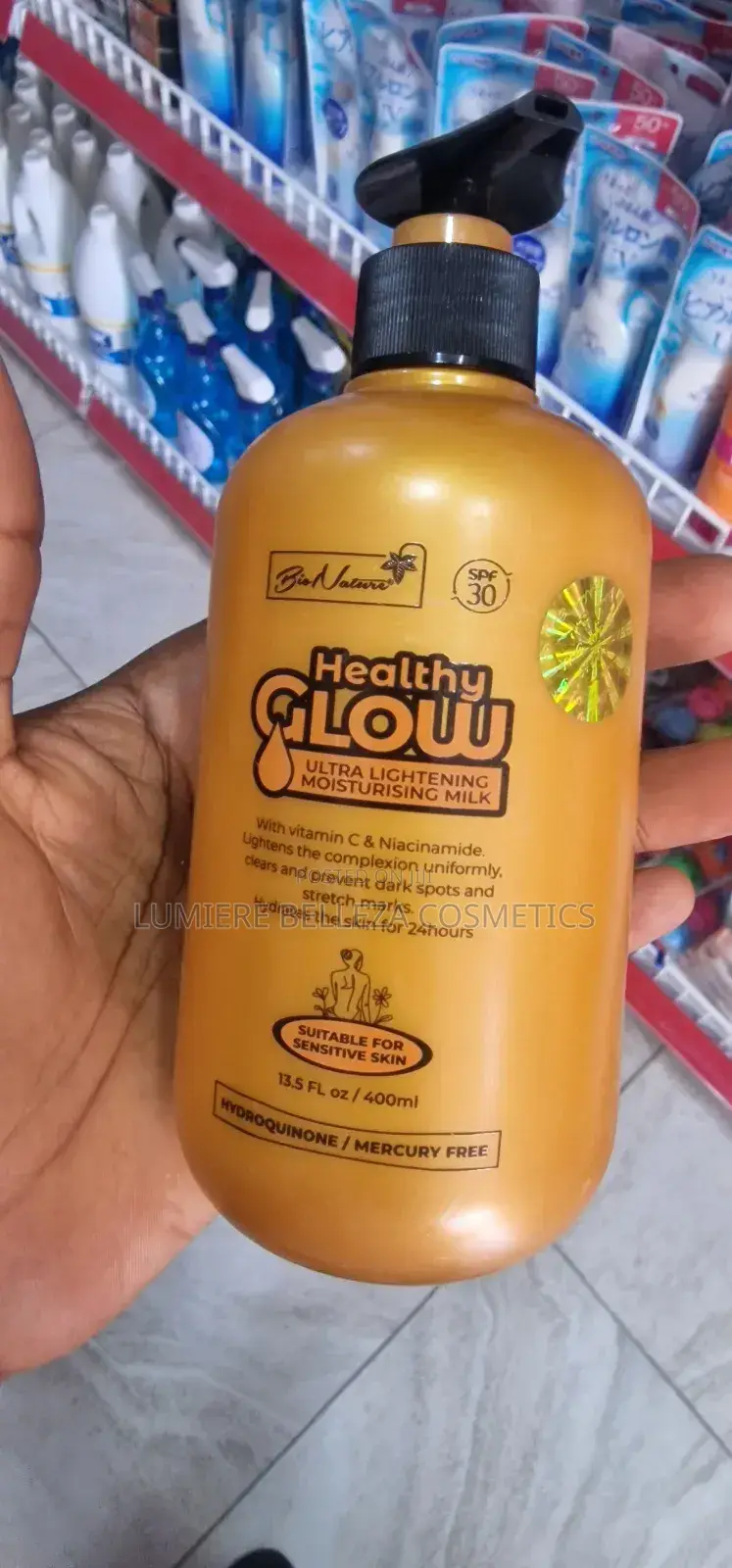 Bio Nature Healthy Glow Ultra Lightening Moisturizing Milk