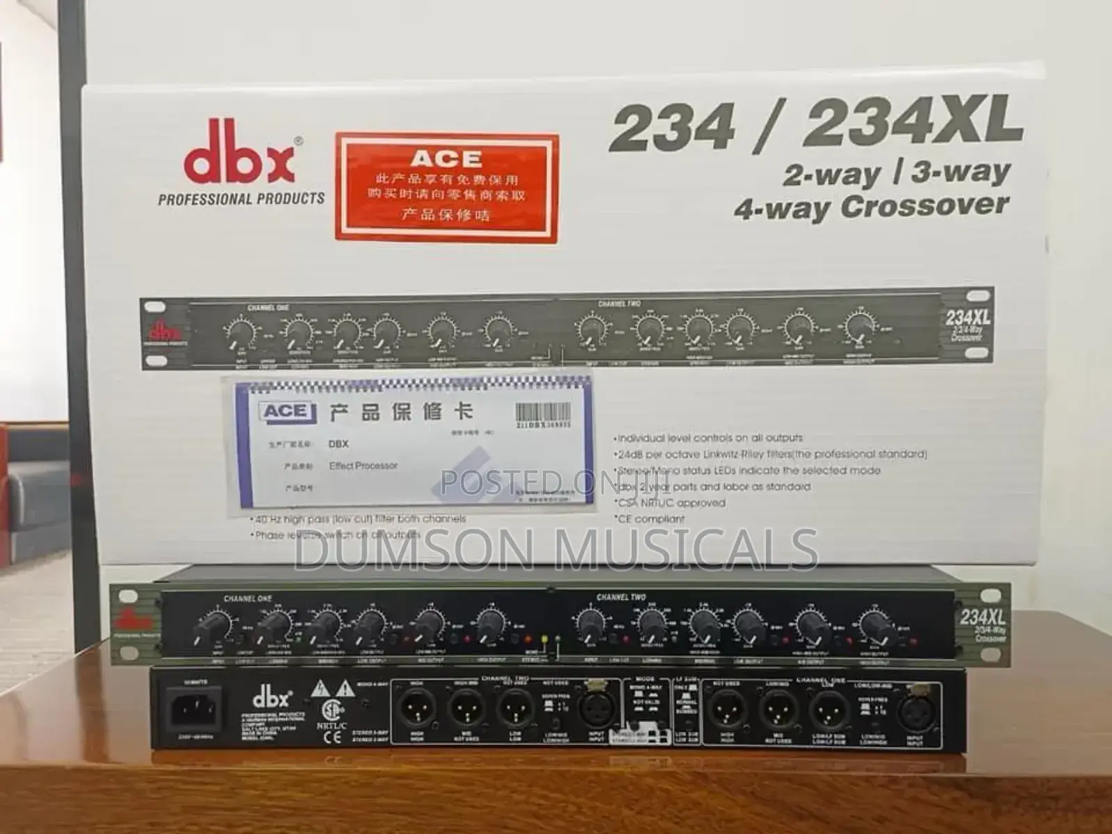 DBX Crossover Professional Products