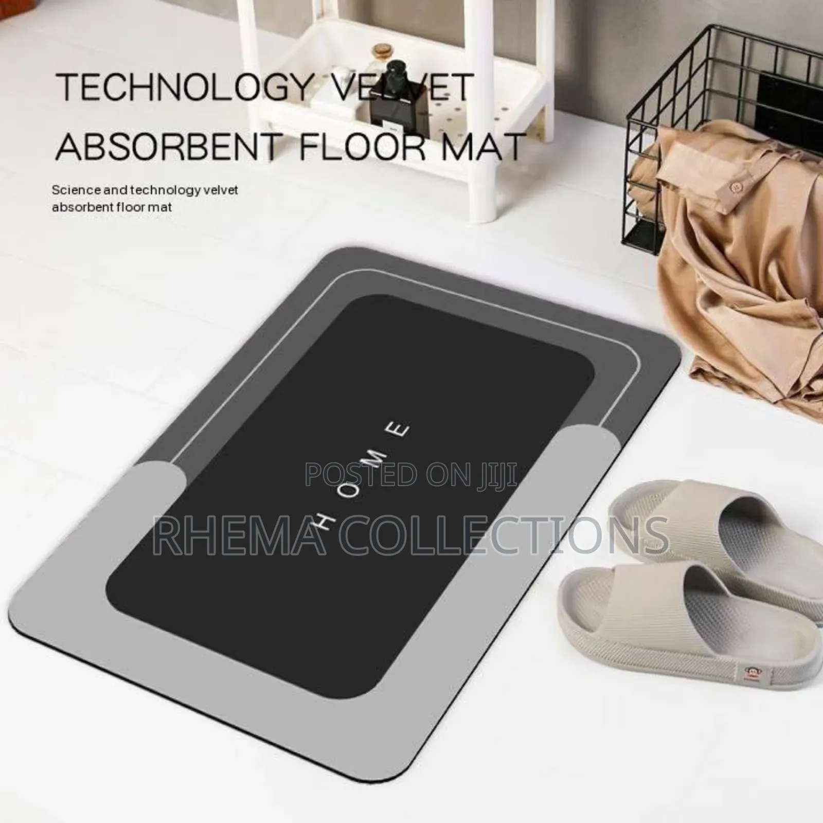 40by60cm Super Absorbent Non-Slip Floor Mat -