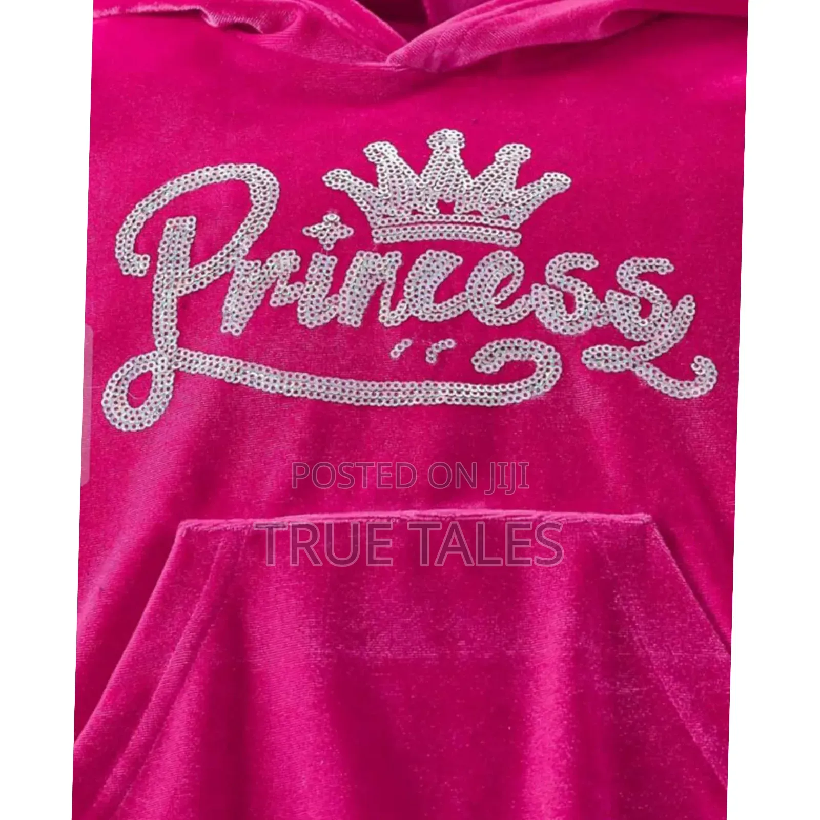 Pink Princess Hoodies and Joggers Set Ages 3 to 7 Years