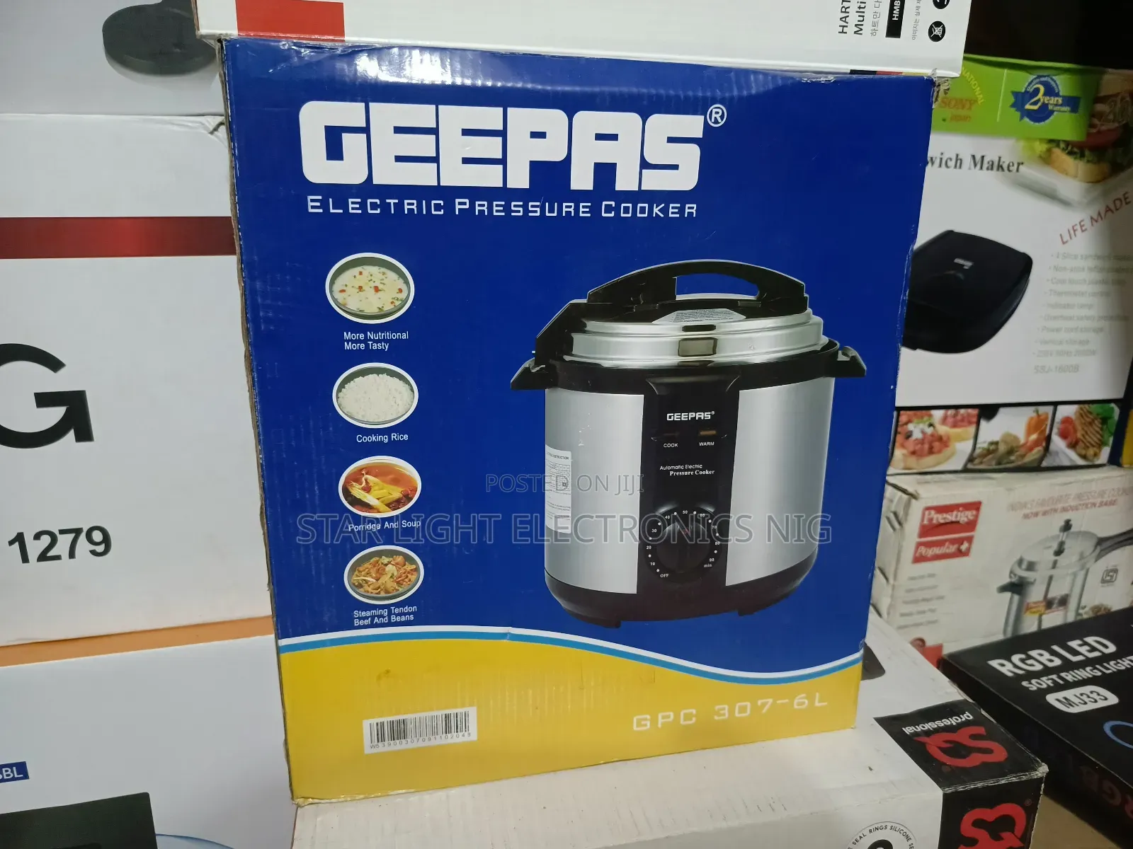 Electric Pressure Cooker 4in1 6l