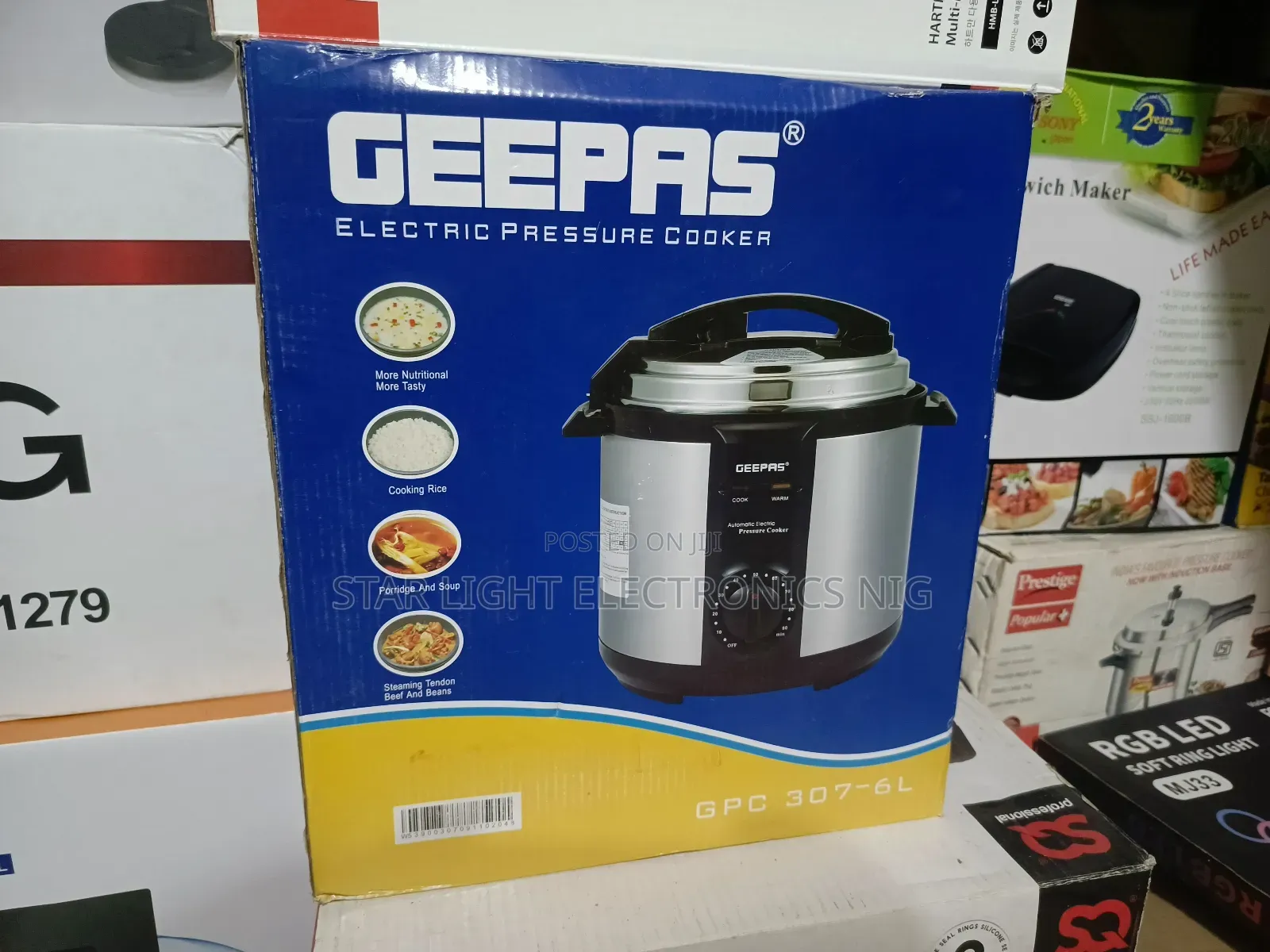 Electric Pressure Cooker 4in1 6l