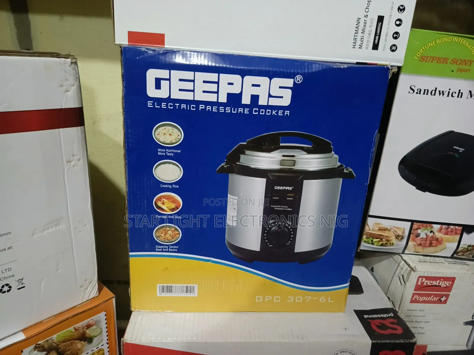 Electric Pressure Cooker 4in1 6l