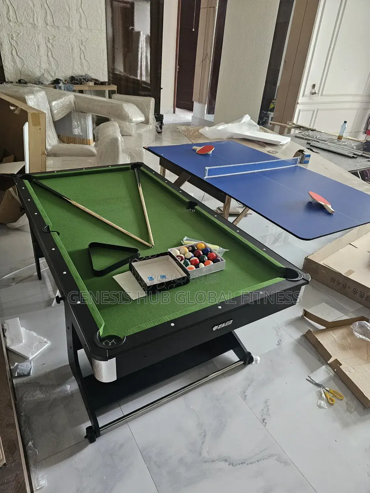 6feet Portable Snooker Table And Table Tennis TP700