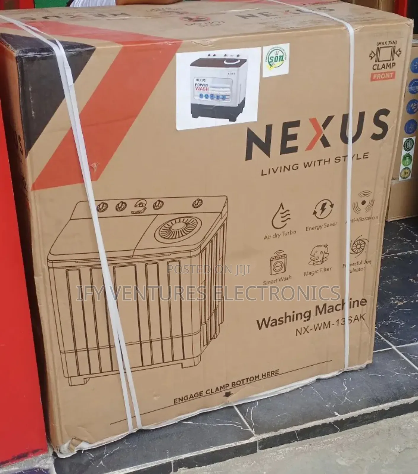 13kg Nexus Top Loader Twin Top Washing Machine.