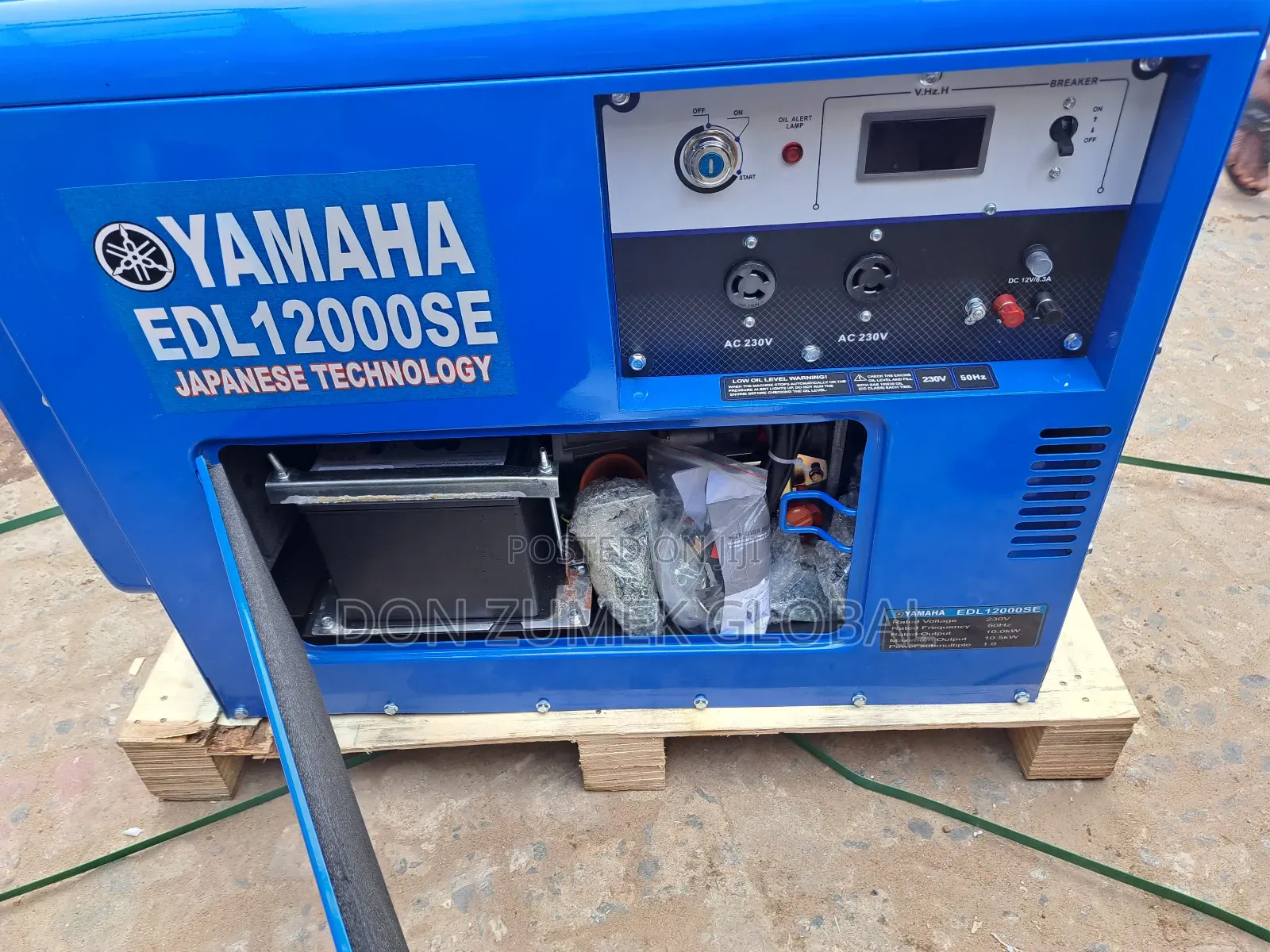 10kva SUPER SILENT YAMAHA Diesel Generator Model 2024