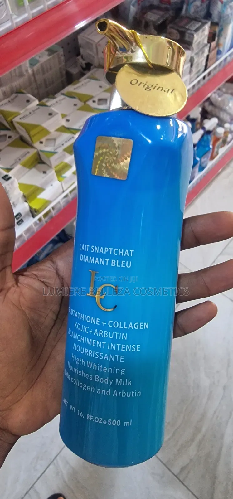Lait Snapchat Daiment Blue Glutathone + Collagen Lotion