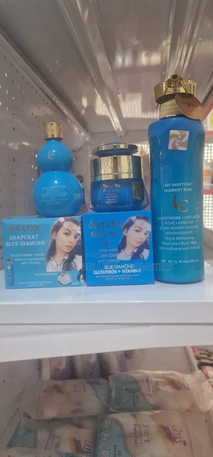 Lait Snapchat Daiment Blue Glutathone + Collagen Lotion