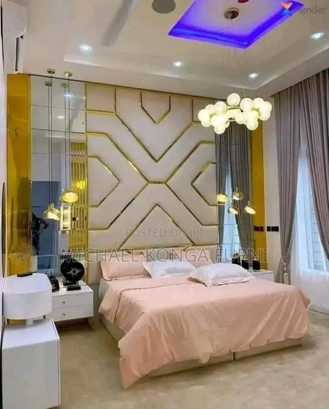 Luxurious Wall Padded Bed