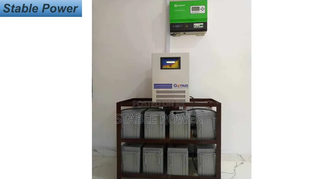 10kva Solar Solution With 8 Dry Cell Batteries