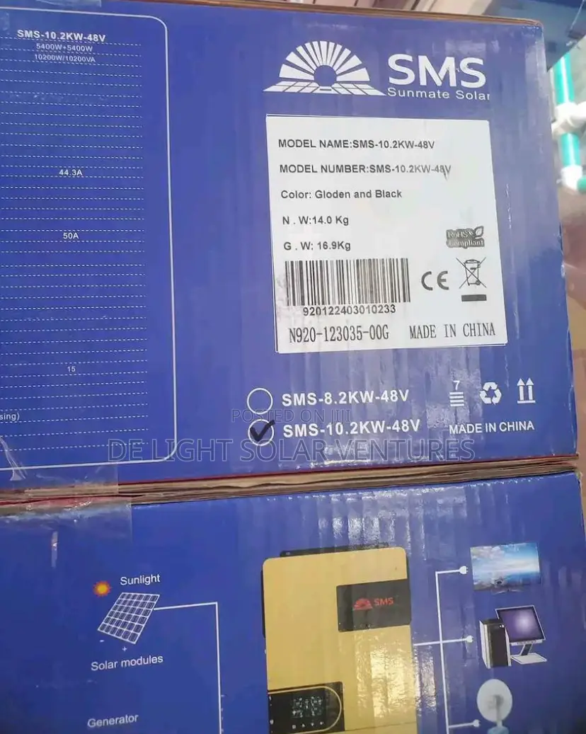 10.2kva 48v SMS Solar Hybrid Inverter